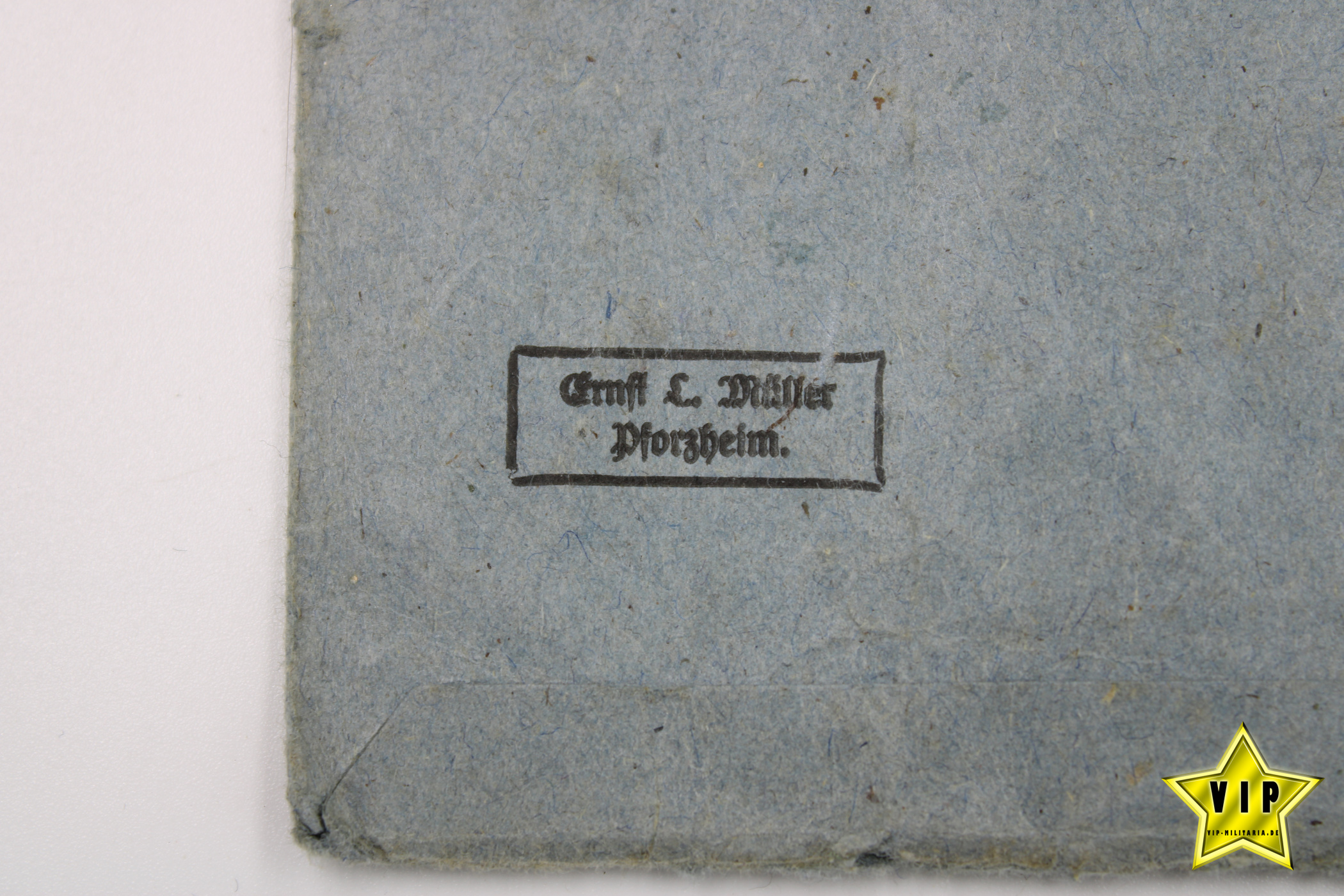 Eisernes Kreuz 2. Klasse 1939 in Tüte "76" Ernst Müller