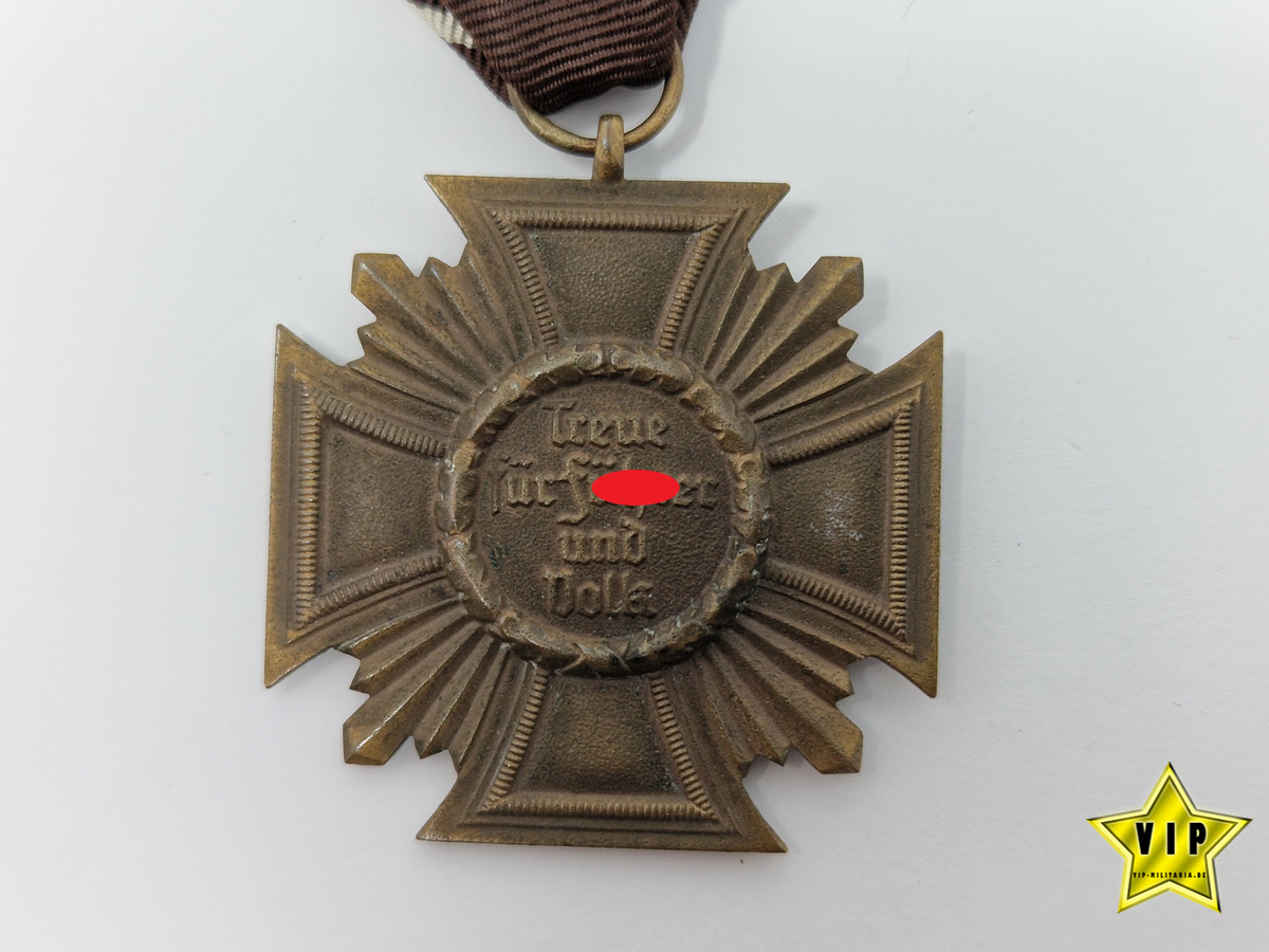 NSDAP Dienstauszeichnung in Bronze + Miniatur NSDAP Dienstauszeichnung in Bronze + Miniatur