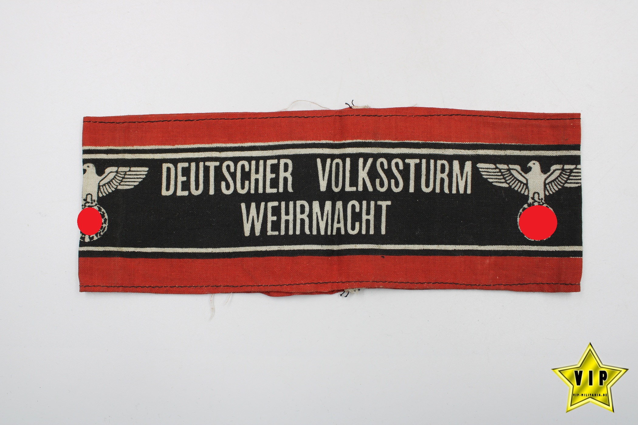 Deutsche Volkssturm Armbinde der Wehrmacht 