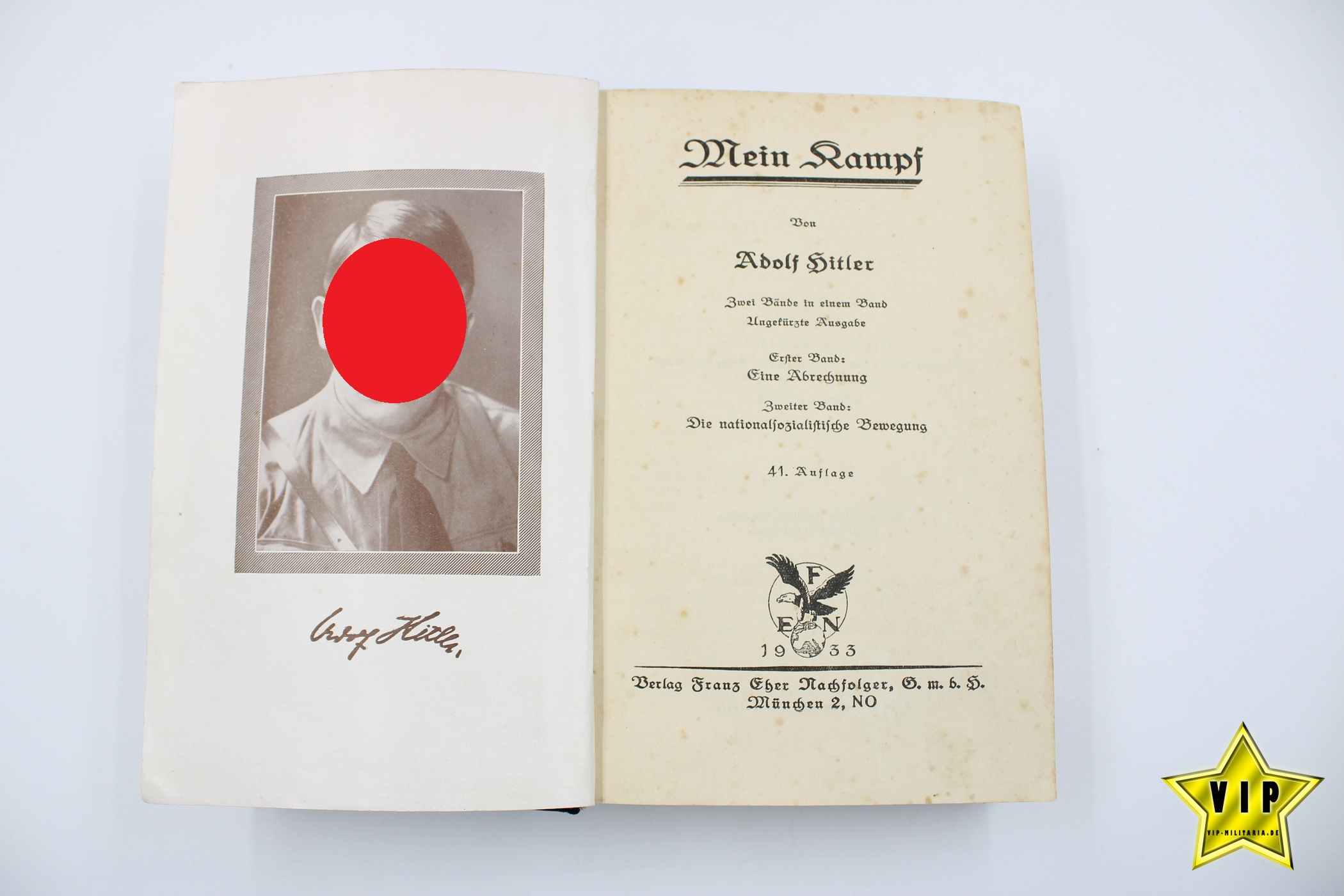 Mein Kampf frühe Ausgabe von 1933