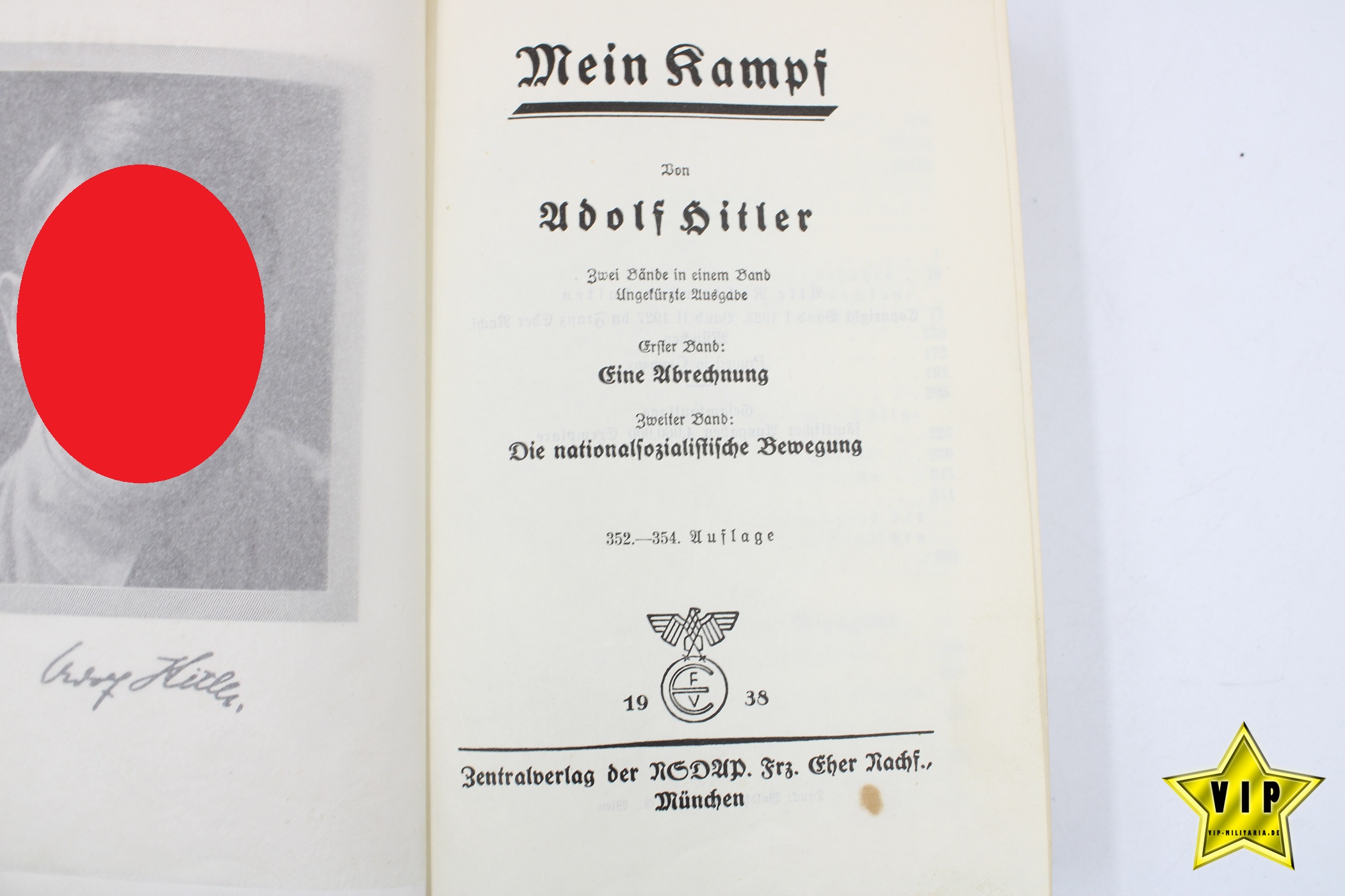 Mein Kampf 1938 Volksausgabe