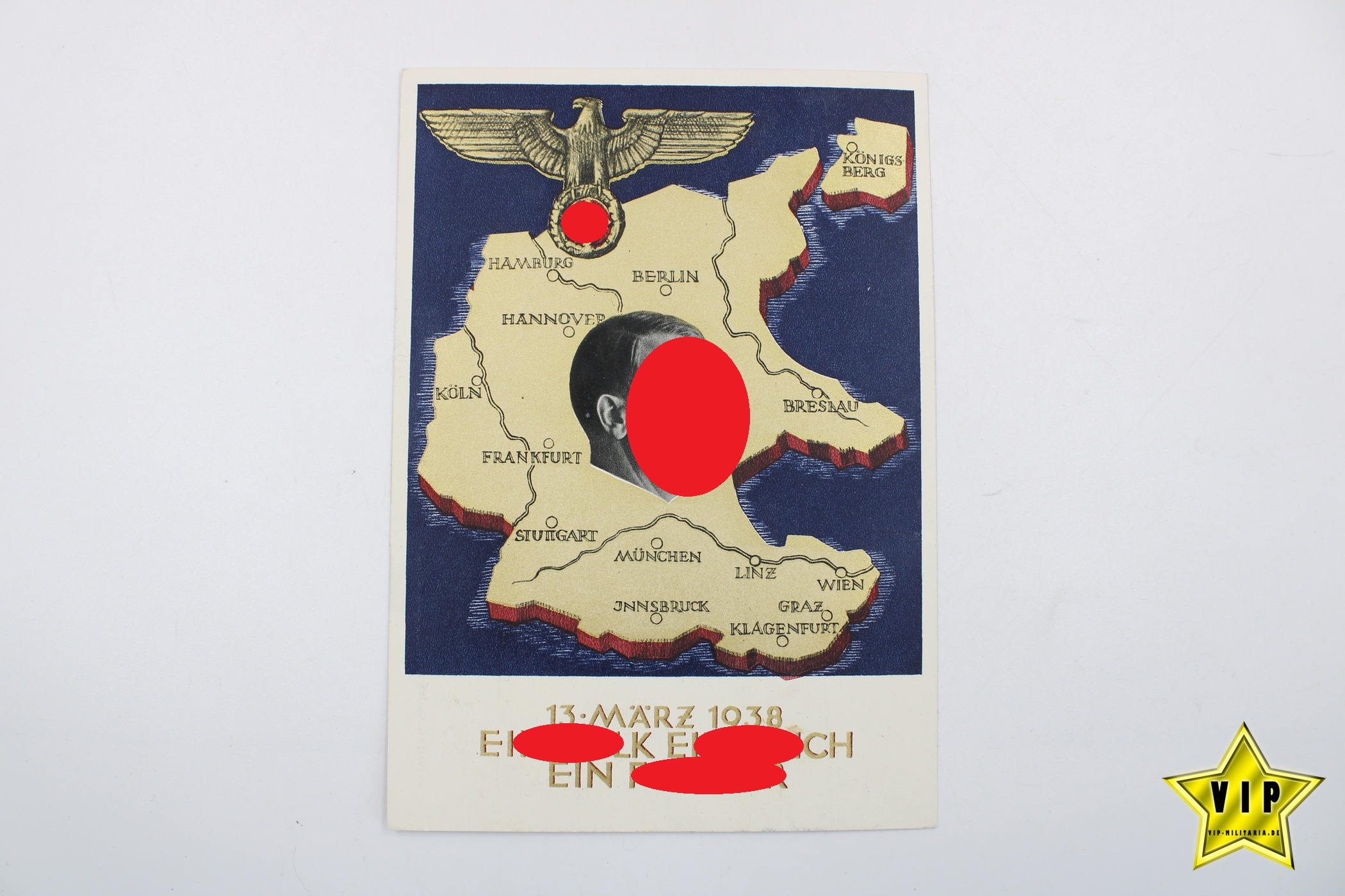 Postkarte Adolf Hitler