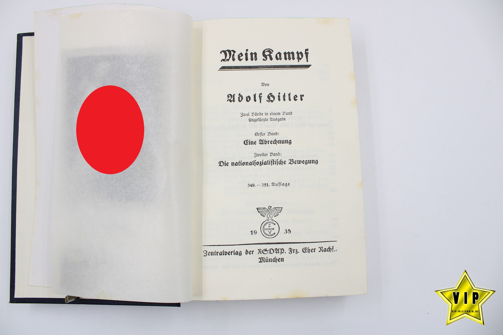 Adolf Hitler Mein Kampf Ausgabe von 1938