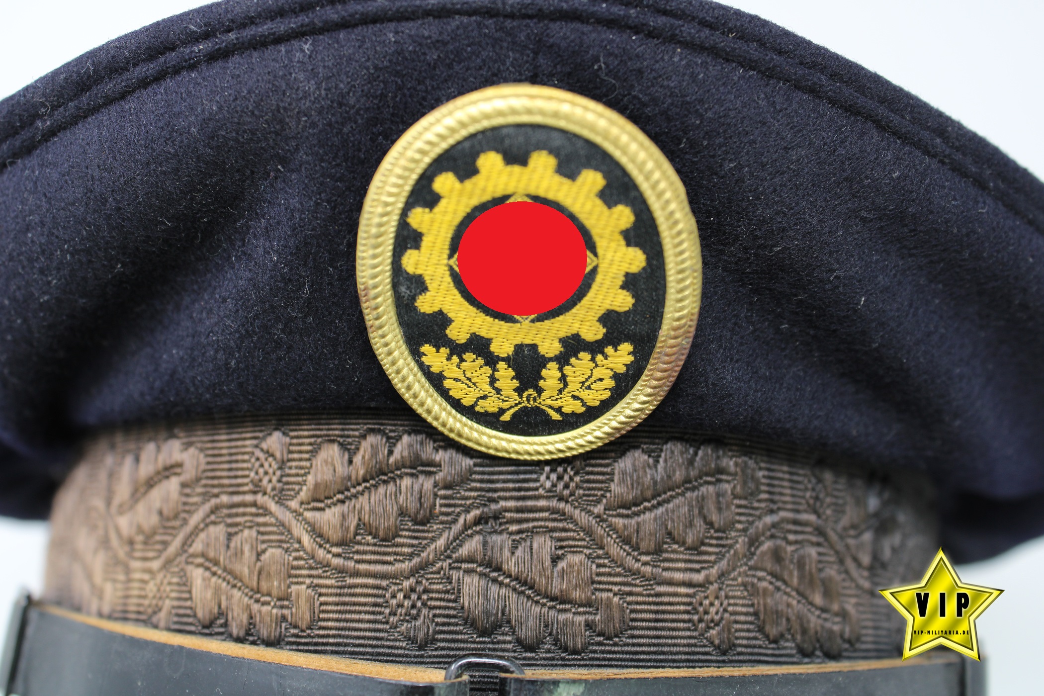 Schirmmütze DAF Deutsche Arbeitsfront mit RZM Etikett
