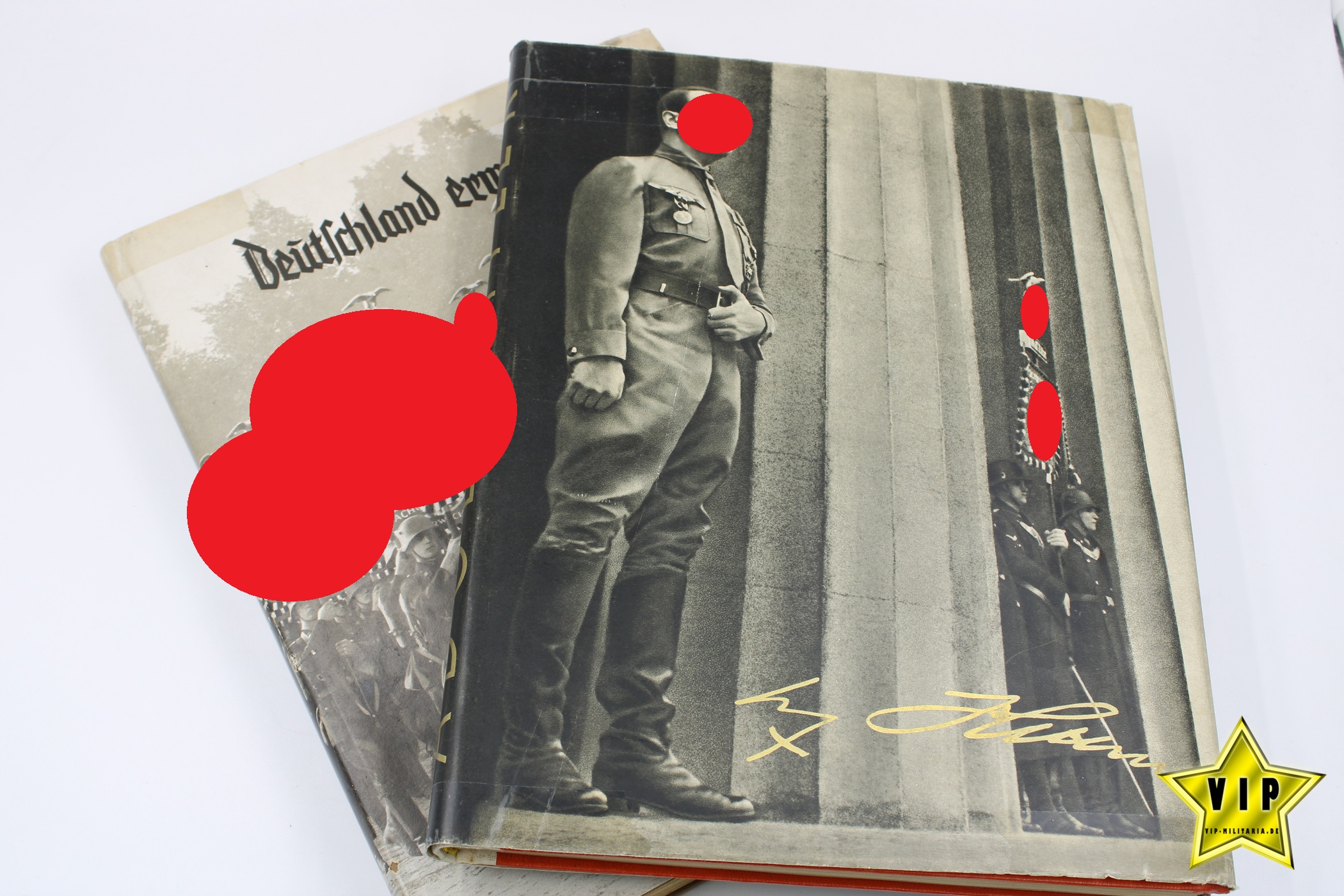 Sammelbilderalbum Deutschland Erwache & Adolf Hitler im Schuber