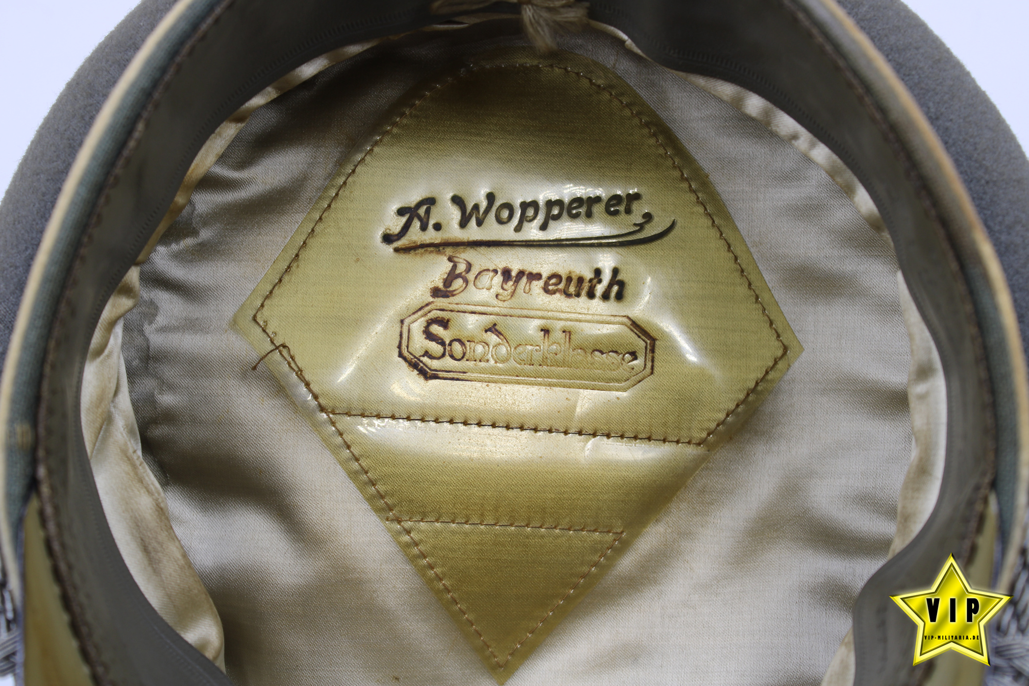 Infanterie Offizier Schirmmütze mit träger Bilder Bayreuth