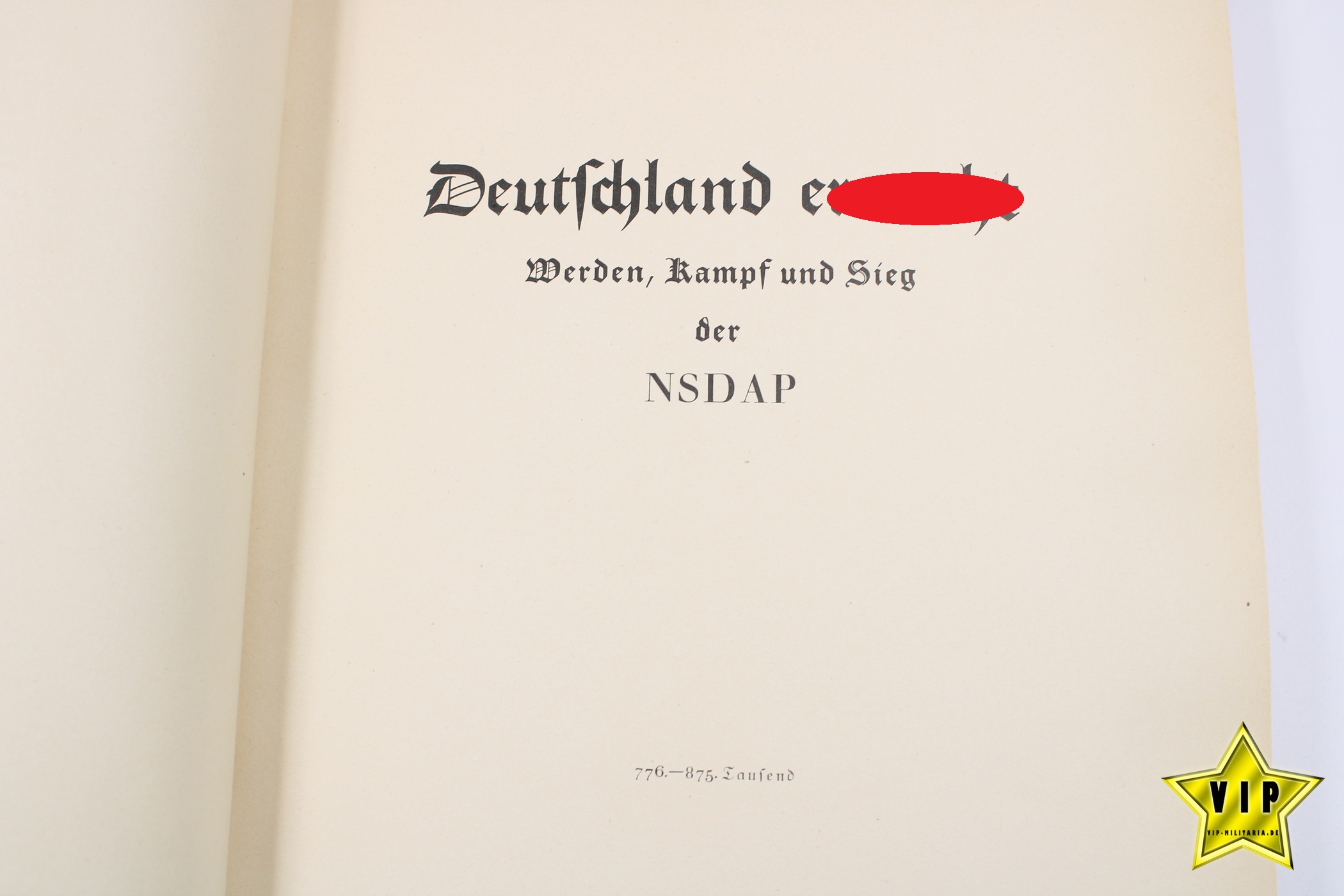 Sammelbilderalbum Deutschland Erwacht mit Schutzumschlag
