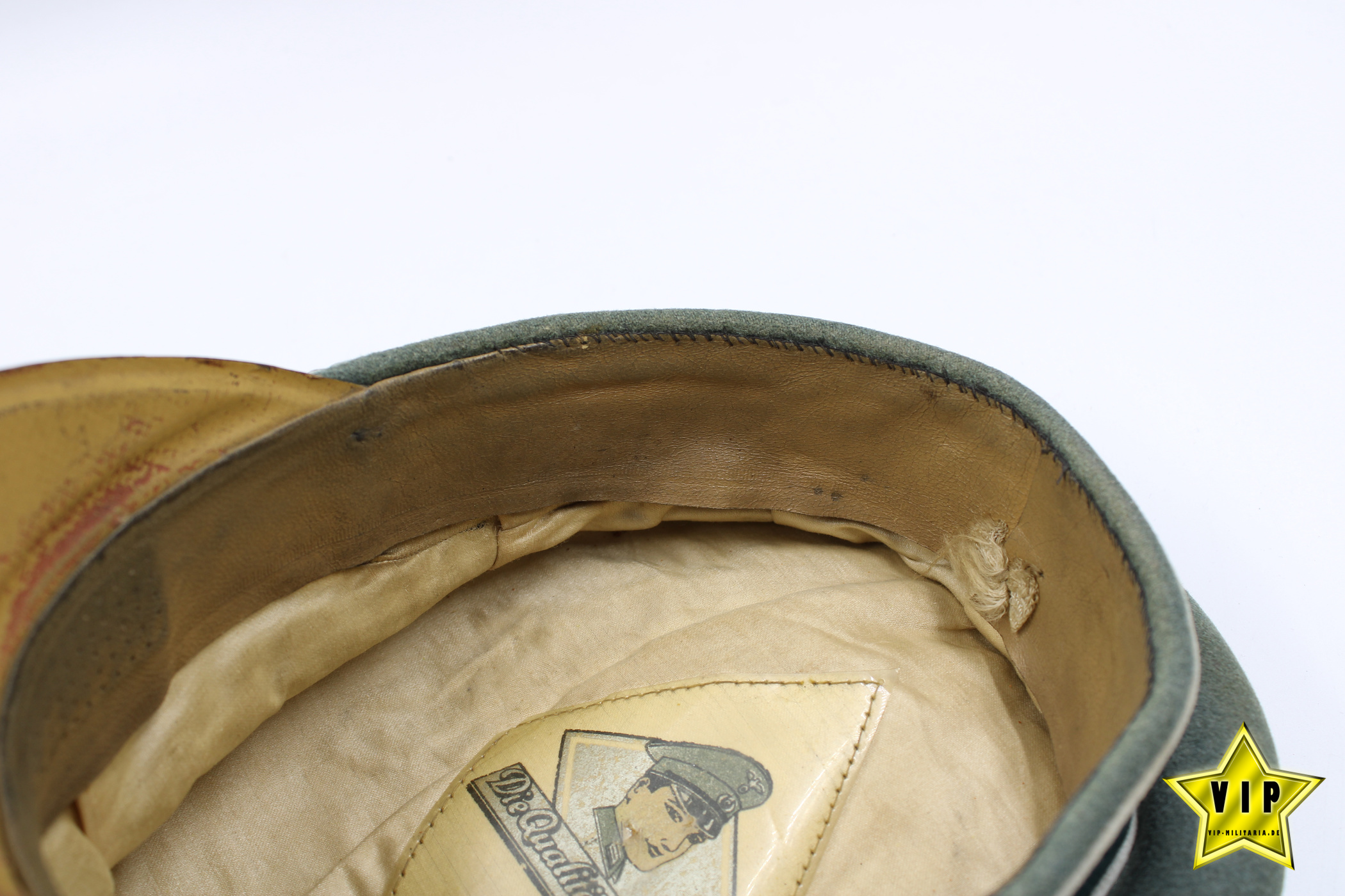 Infanterie Offizier Schirmmütze mit Hersteller