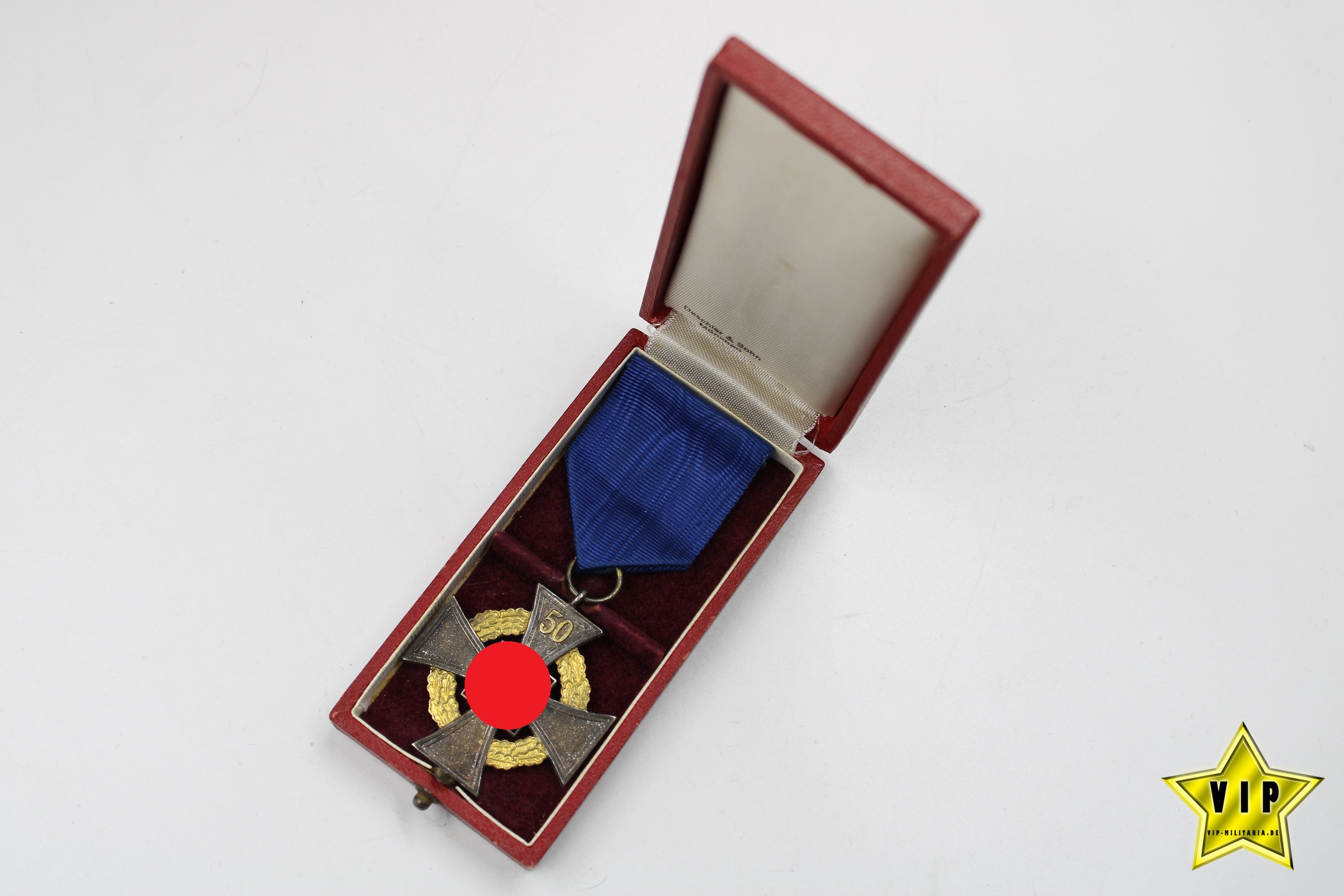 Treuedienst Ehrenzeichen 50 Sonderstufe im Etui 