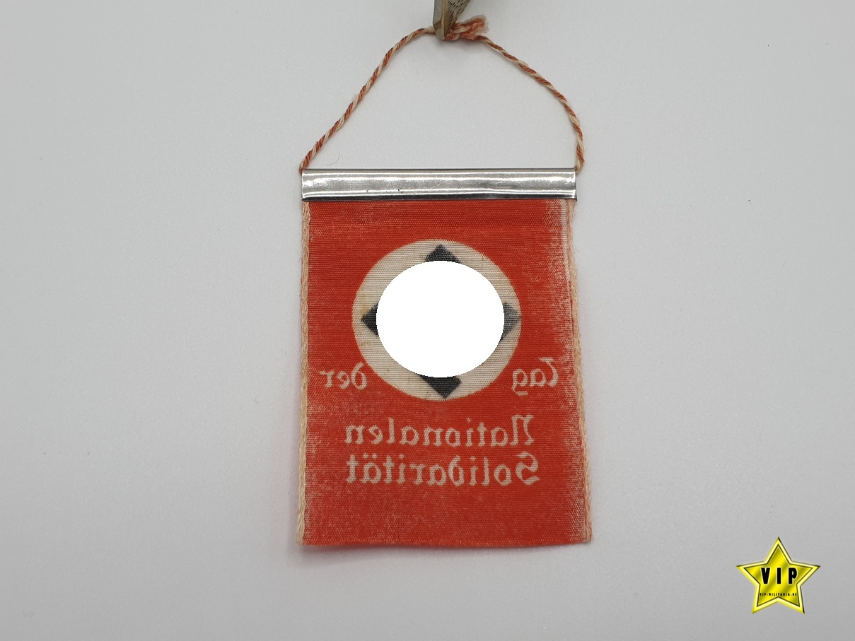 Mini Stoff Wimpel " Tag der Nationalen Soliarität "