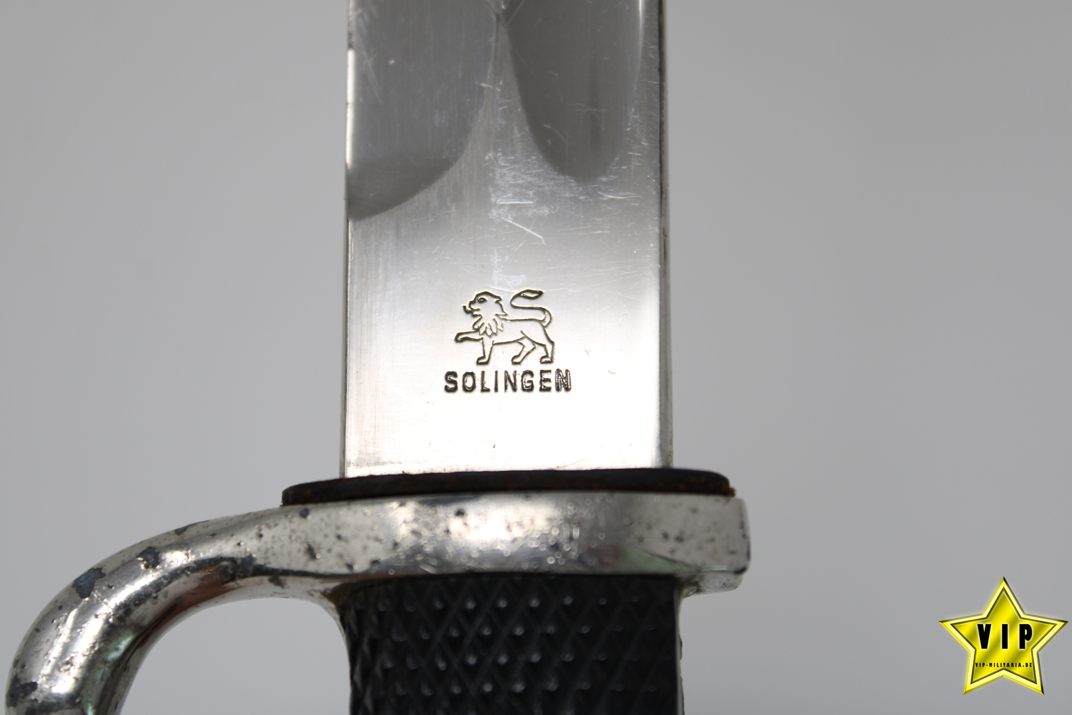 Ausgehbajonett mit Klingenätzung Gustav Spitzer, Solingen
