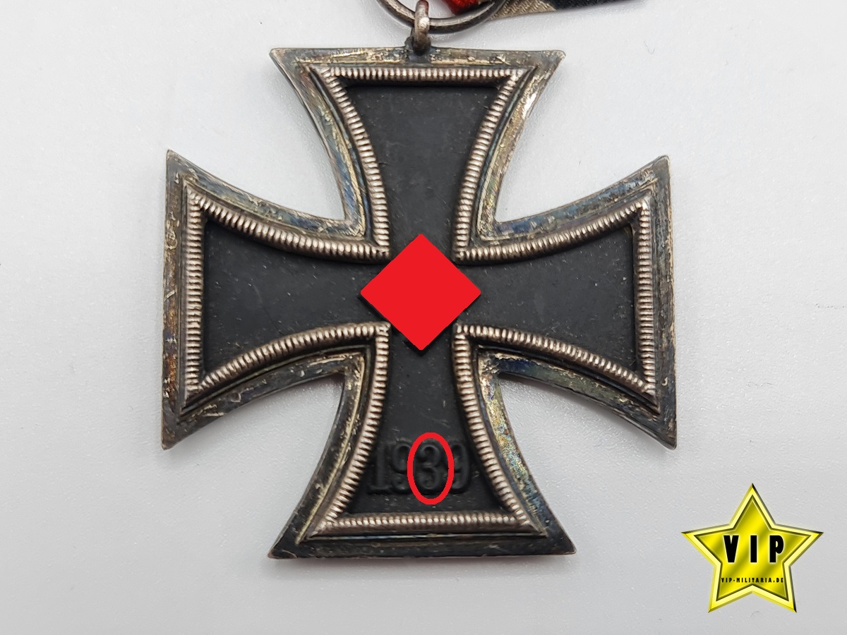 Eisernes Kreuz 2. Klasse 1939 mit Runde 3