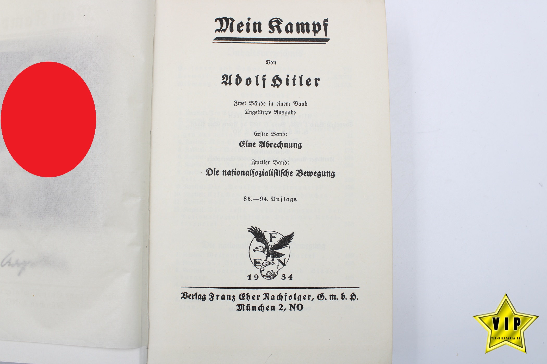 Mein Kampf 1934 Volksausgabe