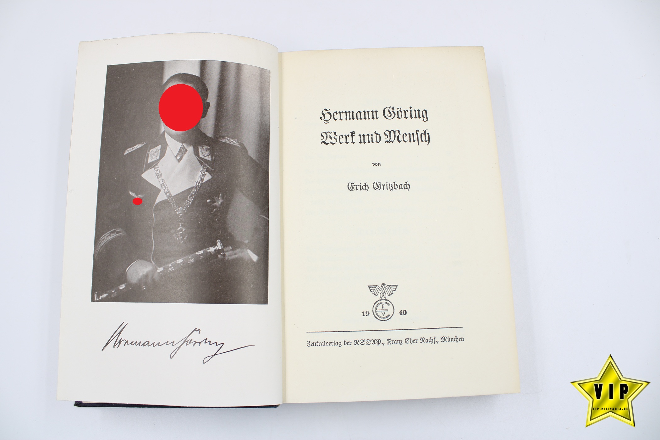 Hermann Göring Werk und Mensch 1940