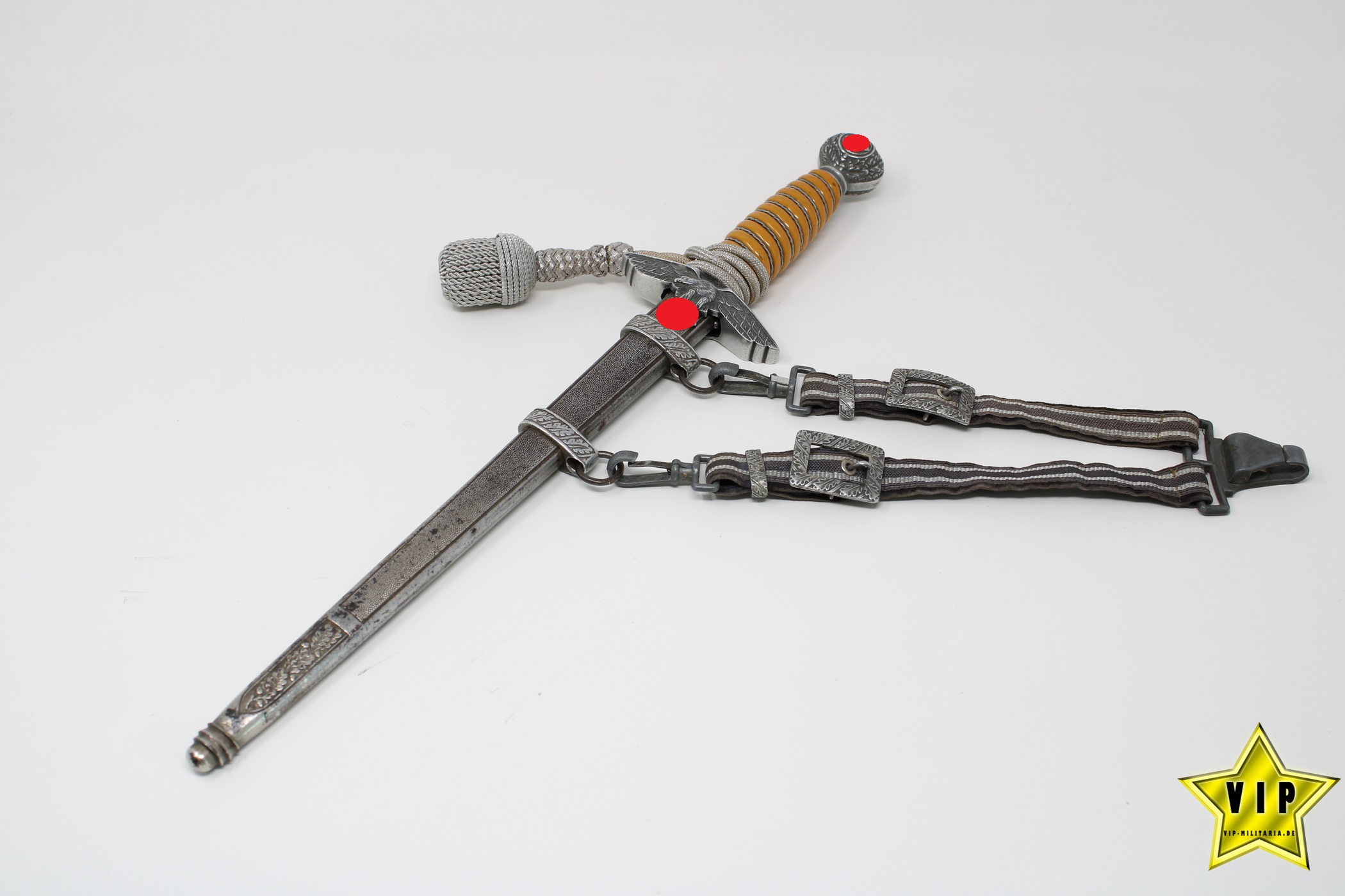 WEHRMACHT LUFTWAFFE OFFIZIERSDOLCH EICKHORN, SOLINGEN KOMPLETT