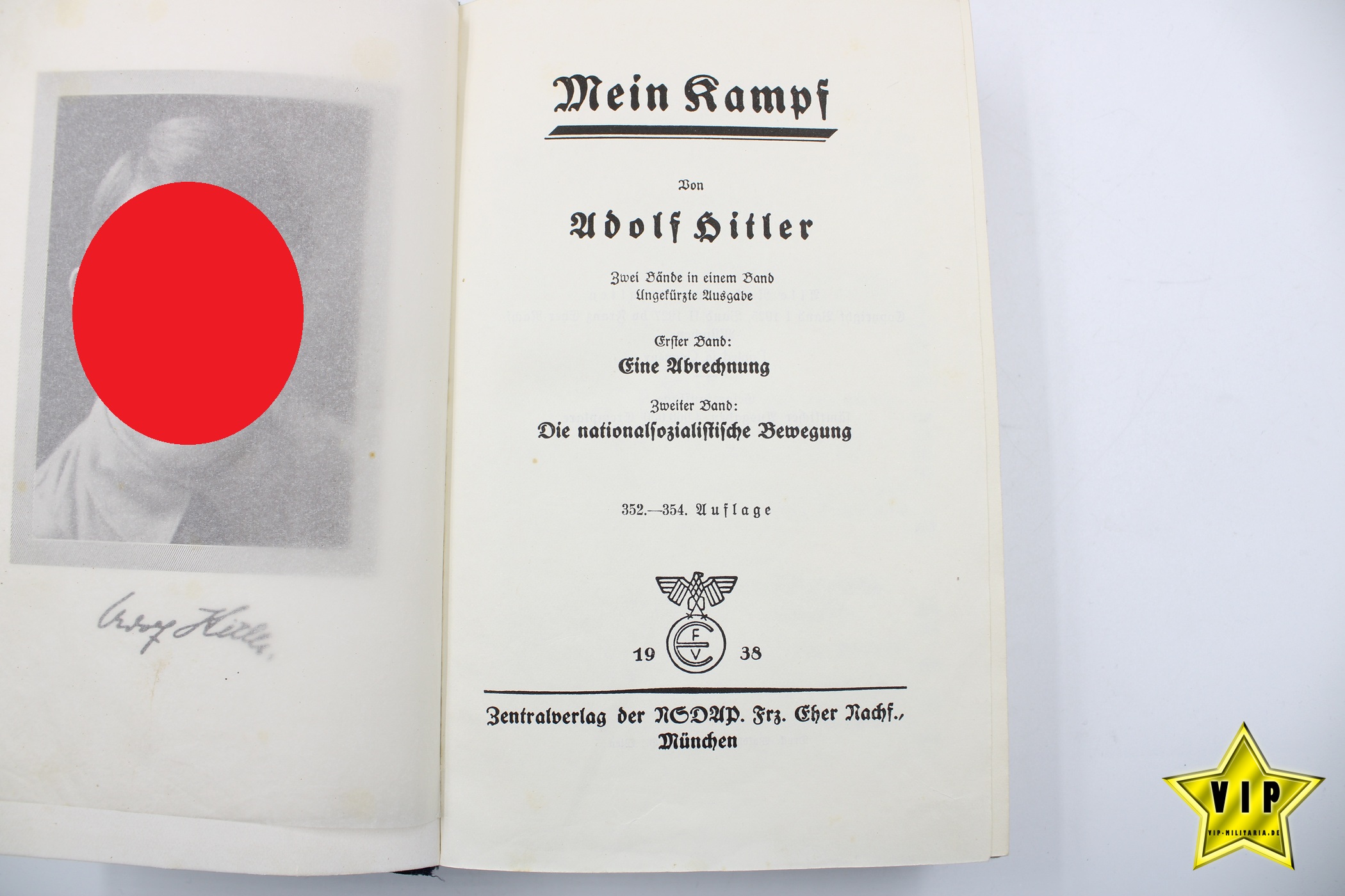 Mein Kampf 1938 Volksausgabe 