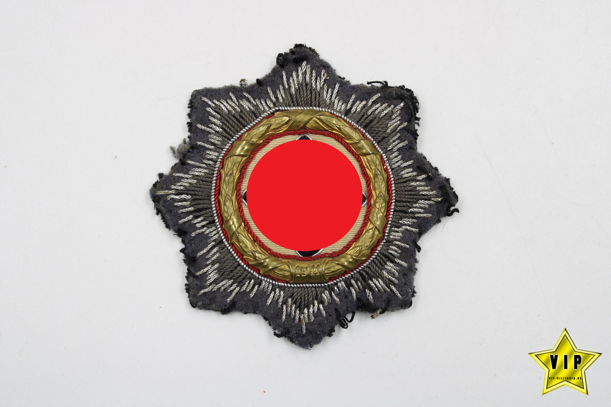 Deutsches Kreuz in Gold Stoffausführung Luftwaffe
