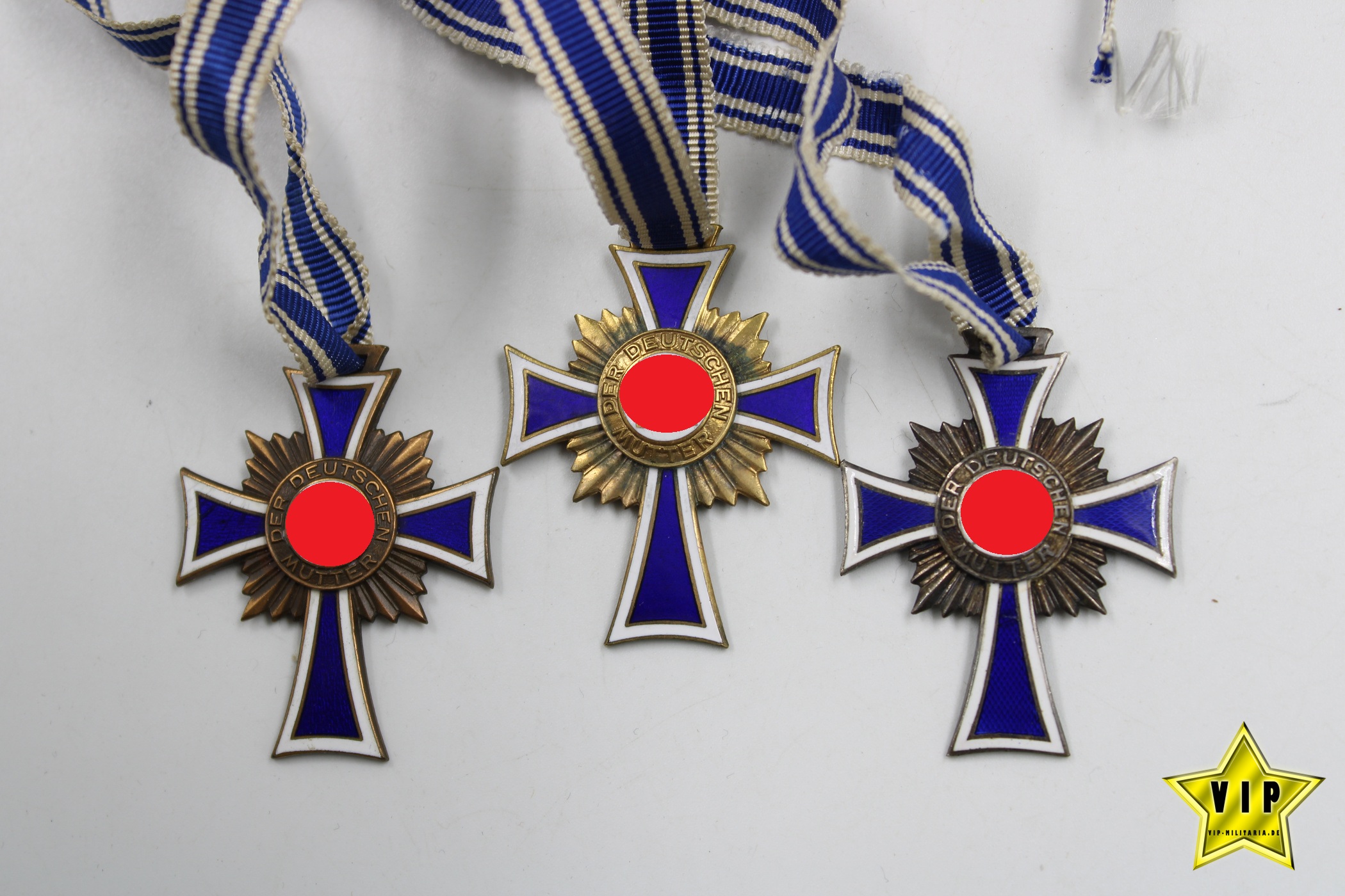 Mutterkreuz Gold+Silber+Bronze 