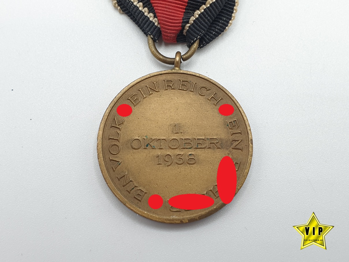 Medaille 1. Oktober Sudetenland Anschlussmedaille