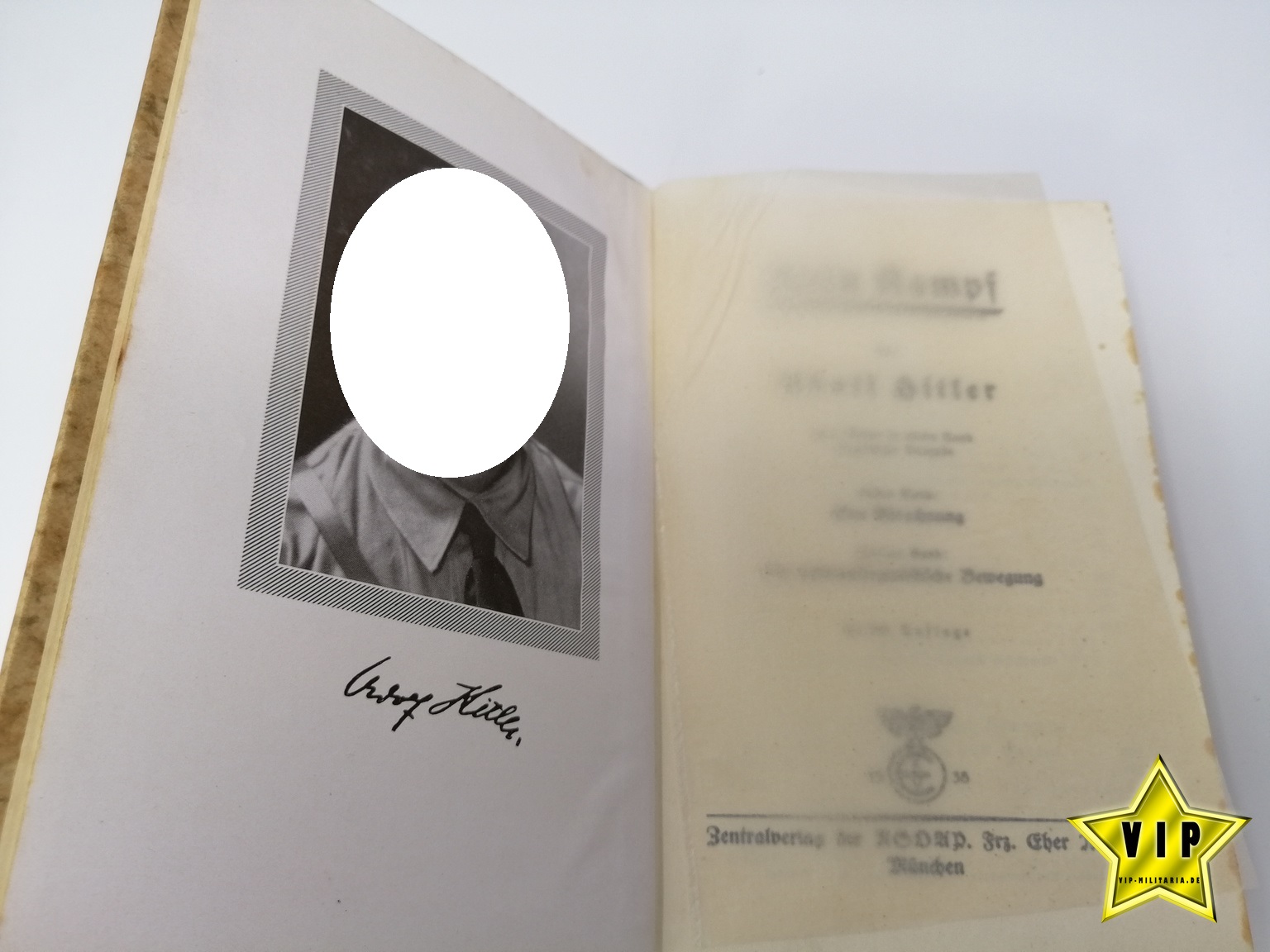 Adolf Hitler " Mein Kampf " Hochzeitsausgabe mit Stadtwappen Köln Adolf Hitler " Mein Kampf " Hochzeitsausgabe mit Stadtwappen Köln