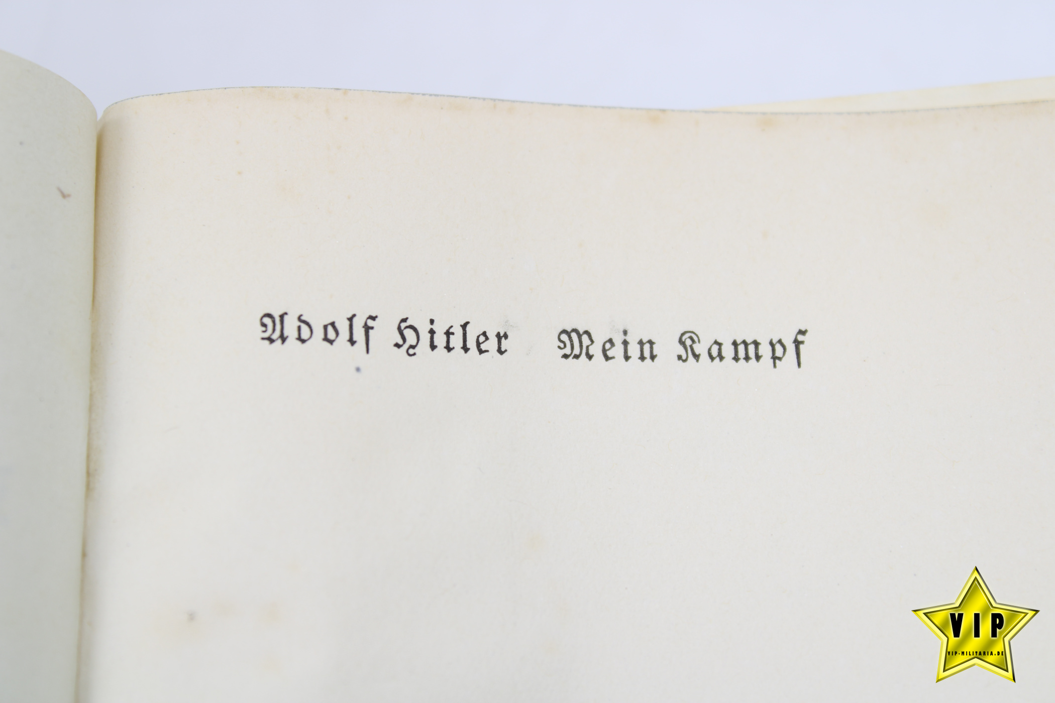 Mein Kampf 1940 Hochzeitsausgabe mit Widmung der Stadt Preetz