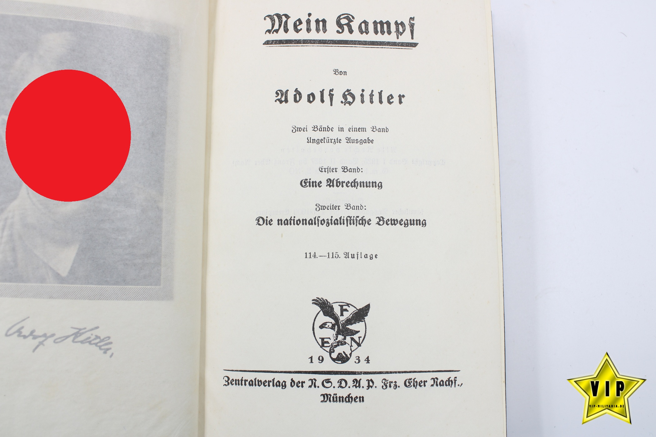 Mein Kampf 1934 Volksausgabe