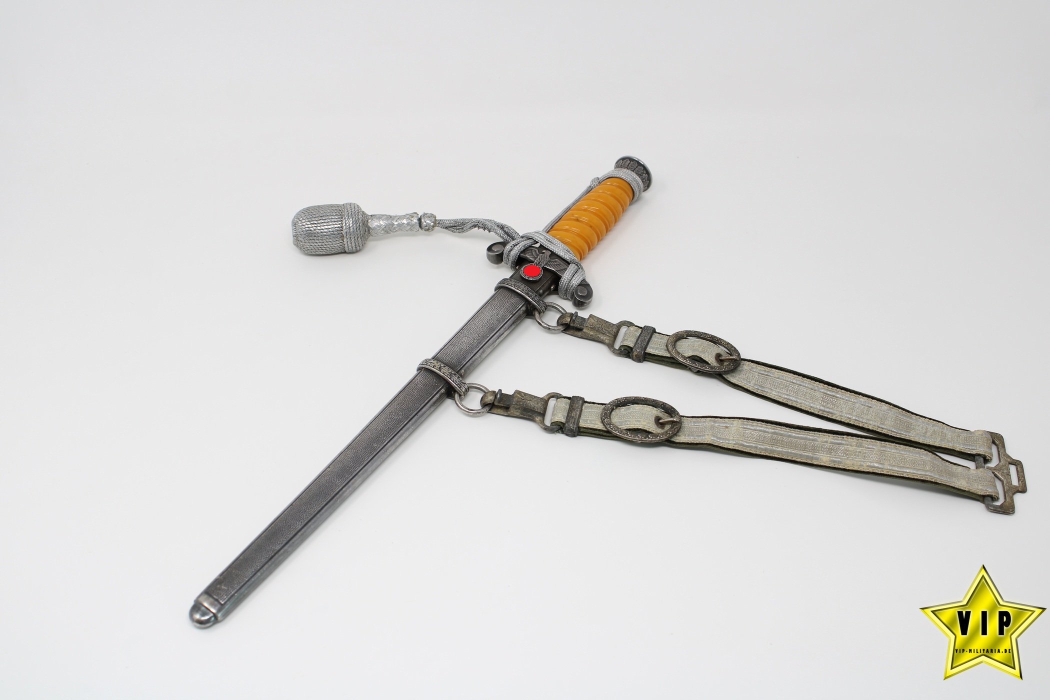 WEHRMACHT HEER OFFIZIERSDOLCH ROBERT KLAAS, SOLINGEN KOMPLETT