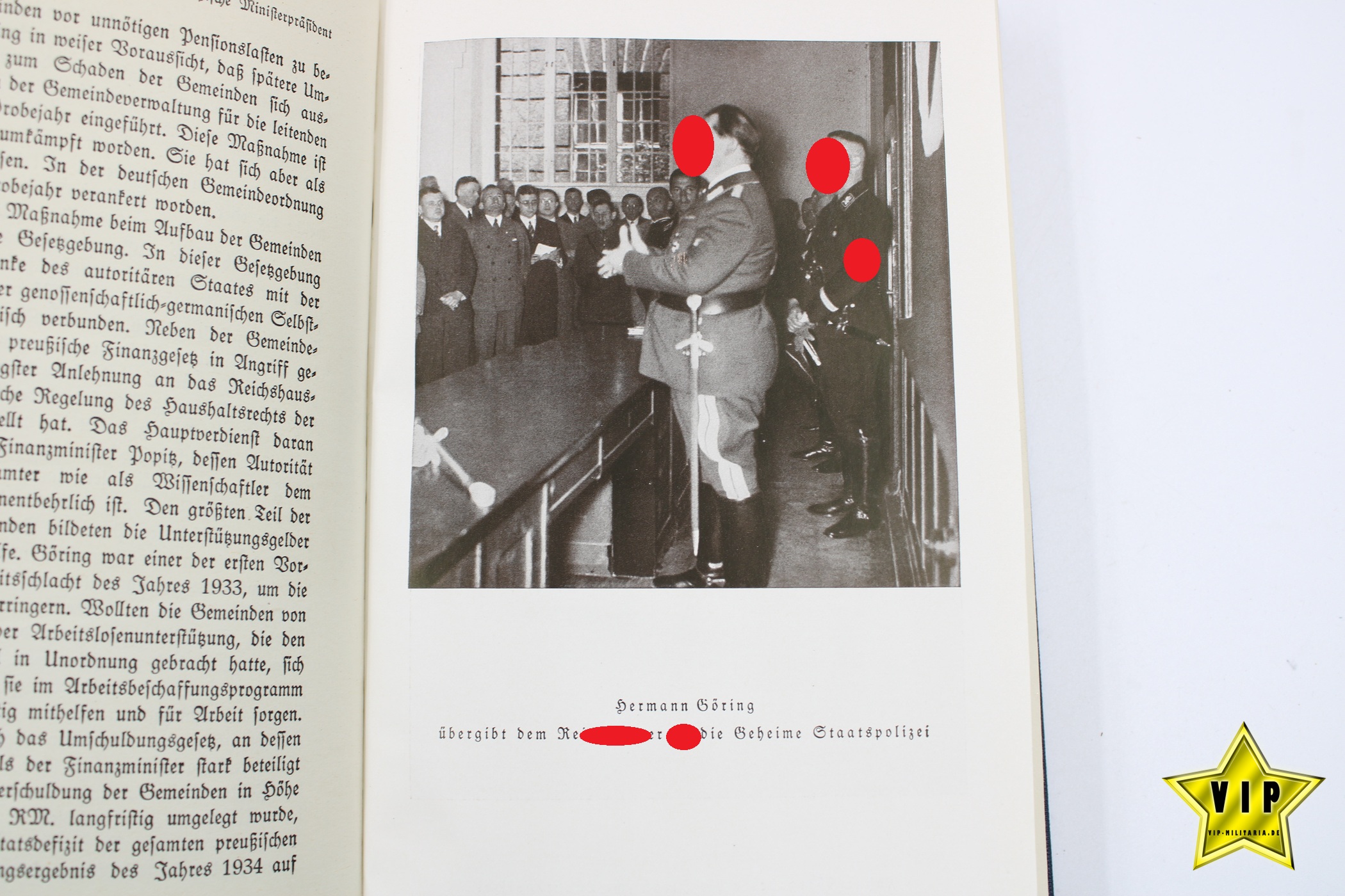 Hermann Göring Werk und Mensch 1940 mit Schutzumschlag