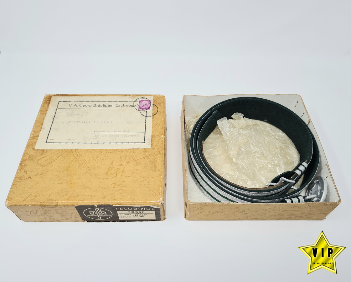 Feldbinde " Forst " im Verkaufskarton