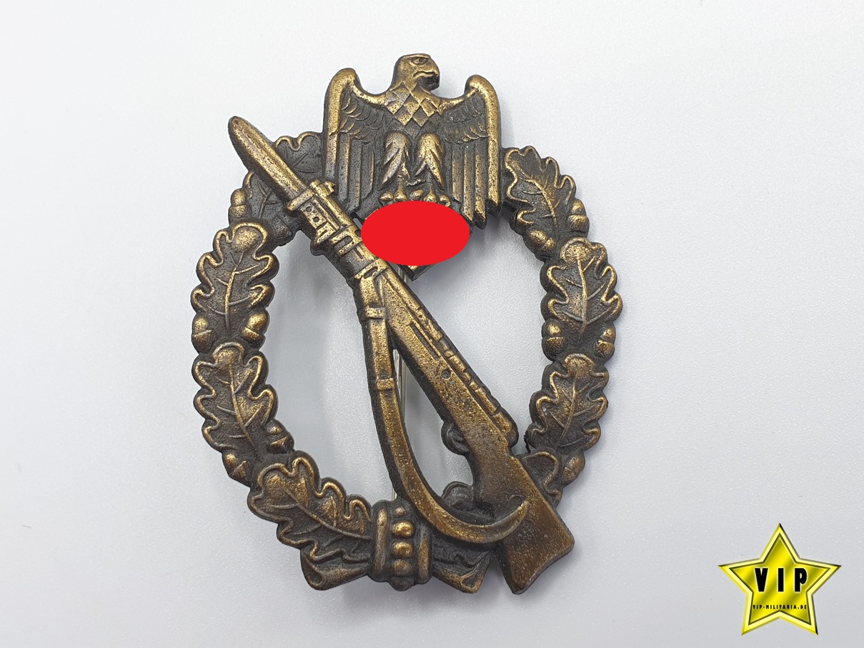 Infanterie Sturmabzeichen in Bronze Hersteller JFS