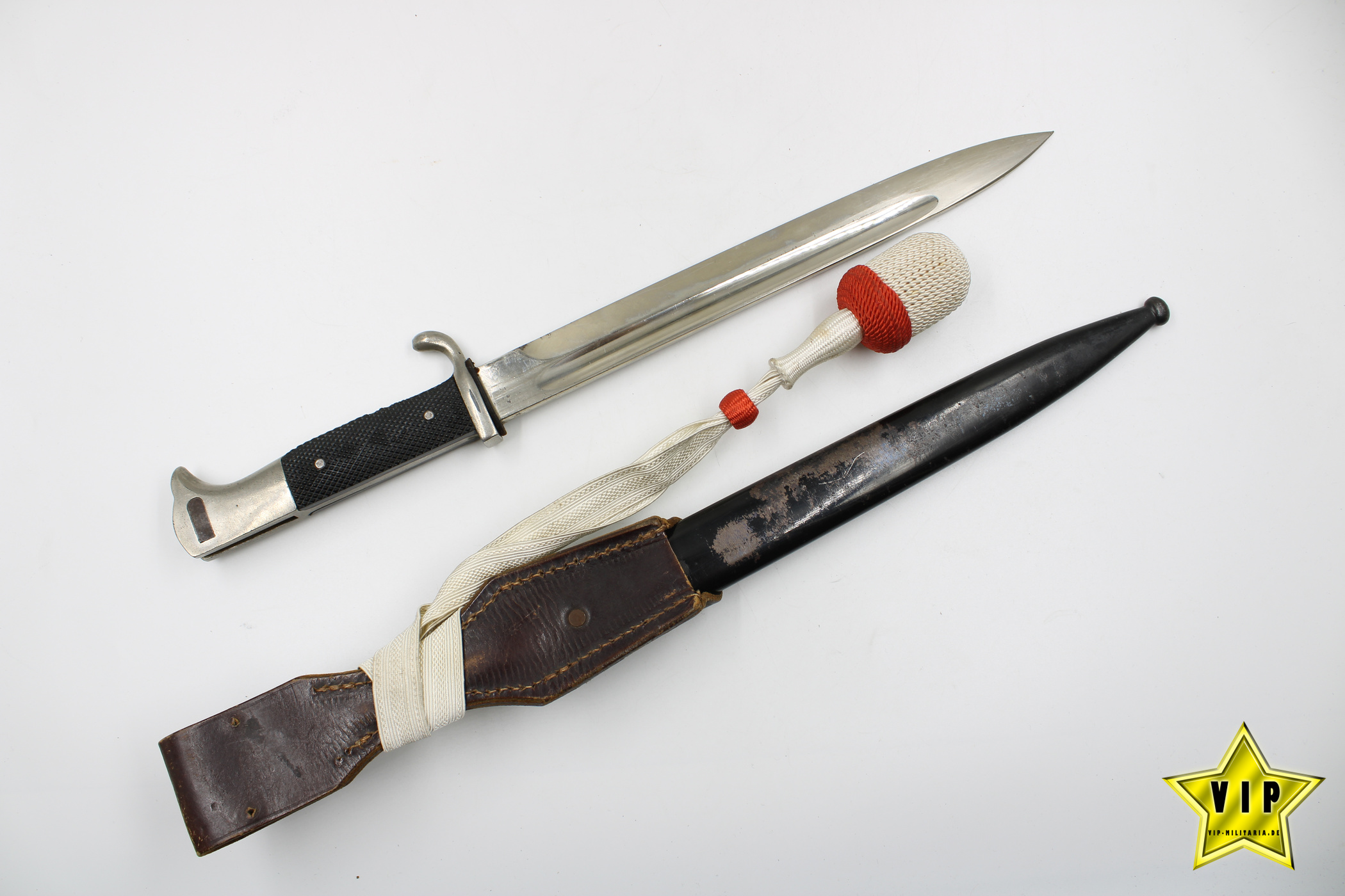 Ausgehbajonett mit Klingenäzung Hersteller E.&F. Hörster, Solingen