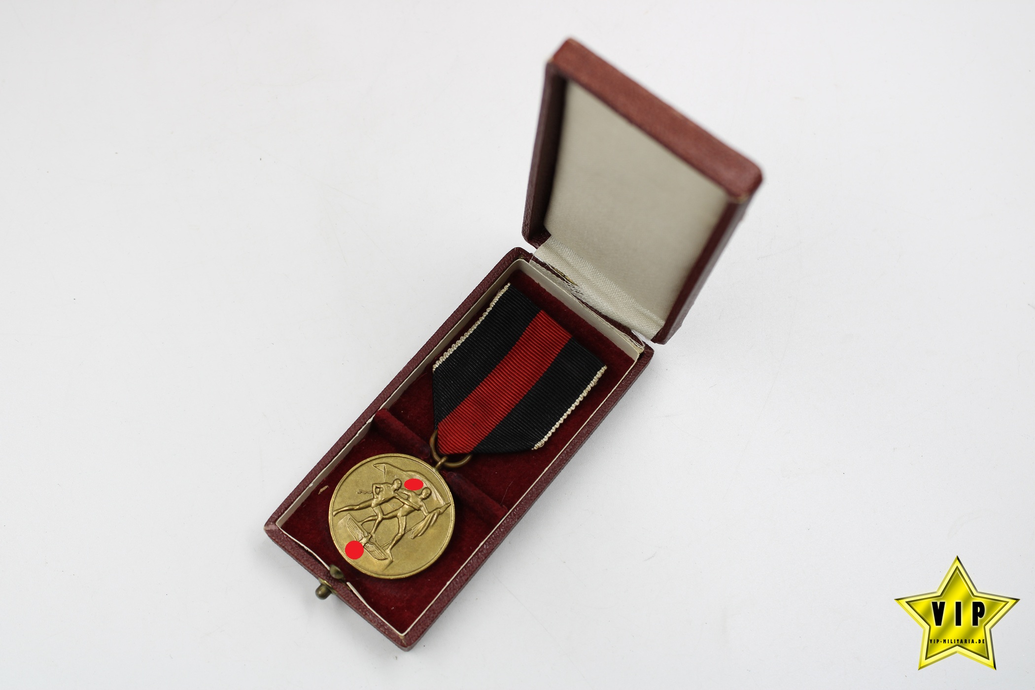 Anschluss Medaille 1. Oktober Sudetenland im Etui 