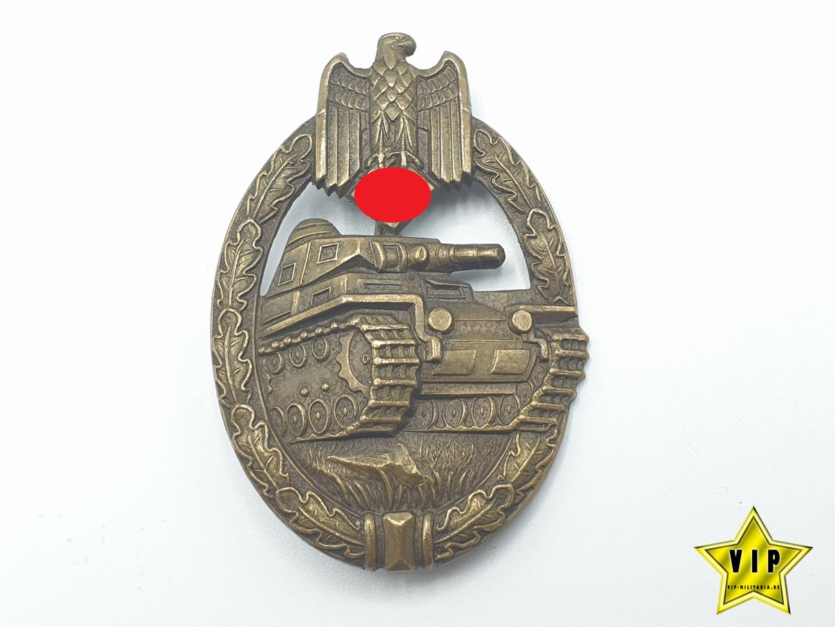 Panzerkampfabzeichen in Bronze " Karl Wurster "
