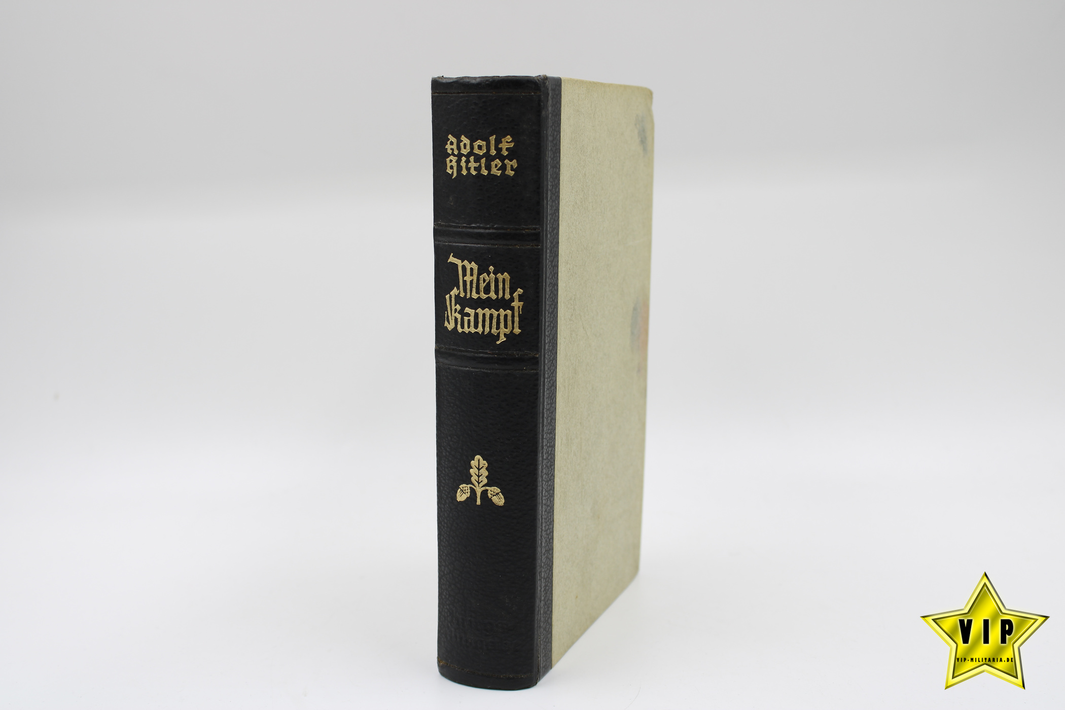 Mein Kampf 1943 mit blanko Widmungsseite in Lateinschrift