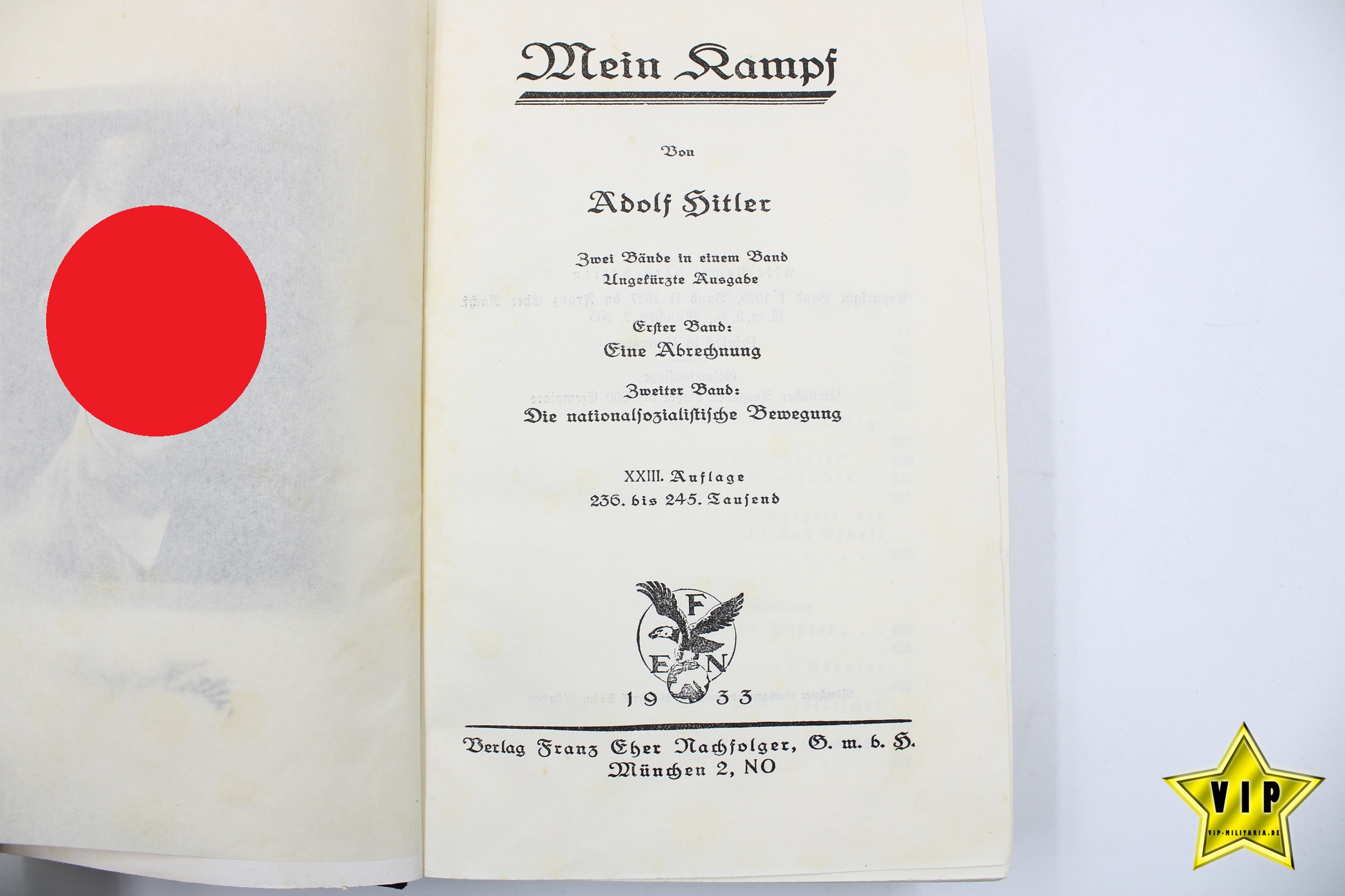 Mein Kampf 1933 Volksausgabe 
