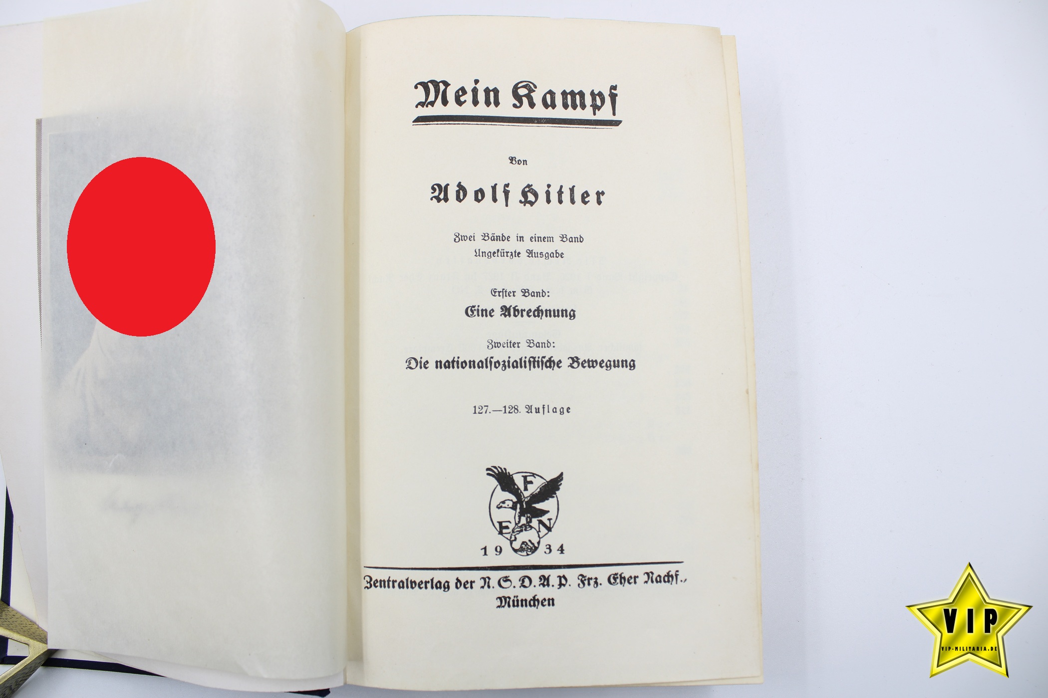 Mein Kampf 1934 mit Schutzumschlag 