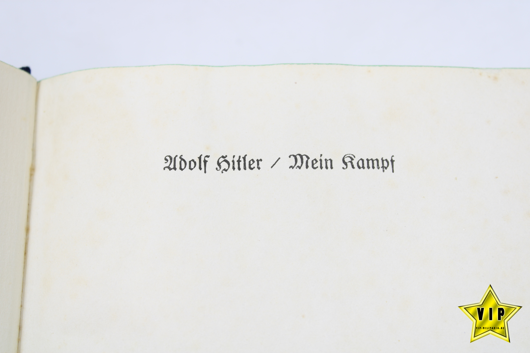 Mein Kampf 1935 Volksausgabe mit Widmung