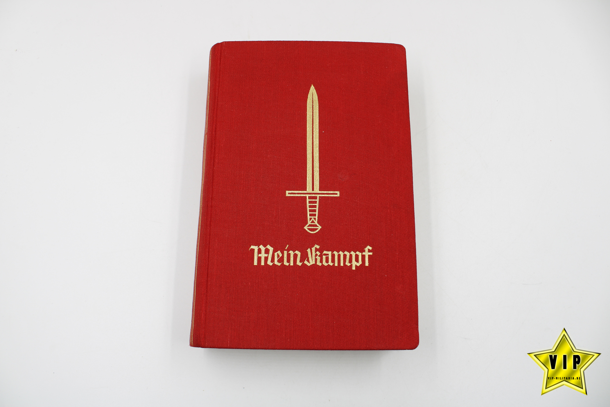 Mein Kampf 1939 Beamtenausgabe mit Unterschrift Ortsgruppenleiter