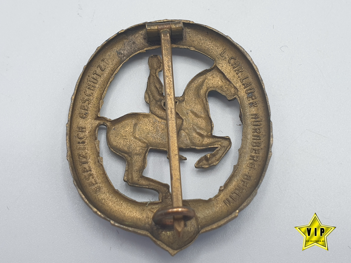 Deutsches Reiterabzeichen in Bronze
