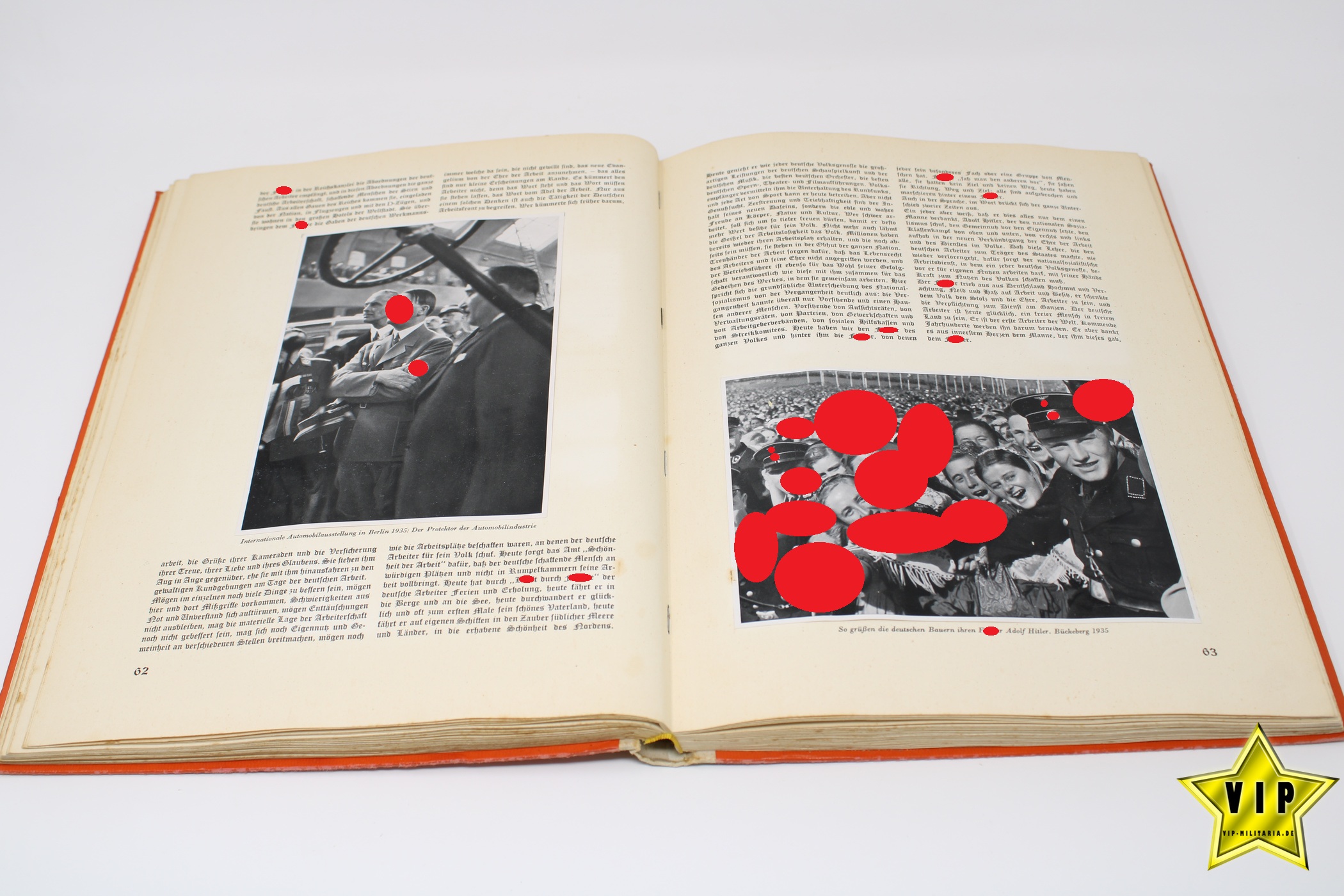 Sammelbilderalbum Adolf Hitler mit Schutzumschlag