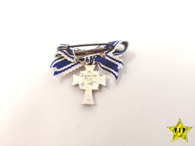Mutterkreuz Silber Miniatur L/60 im LDO Etui