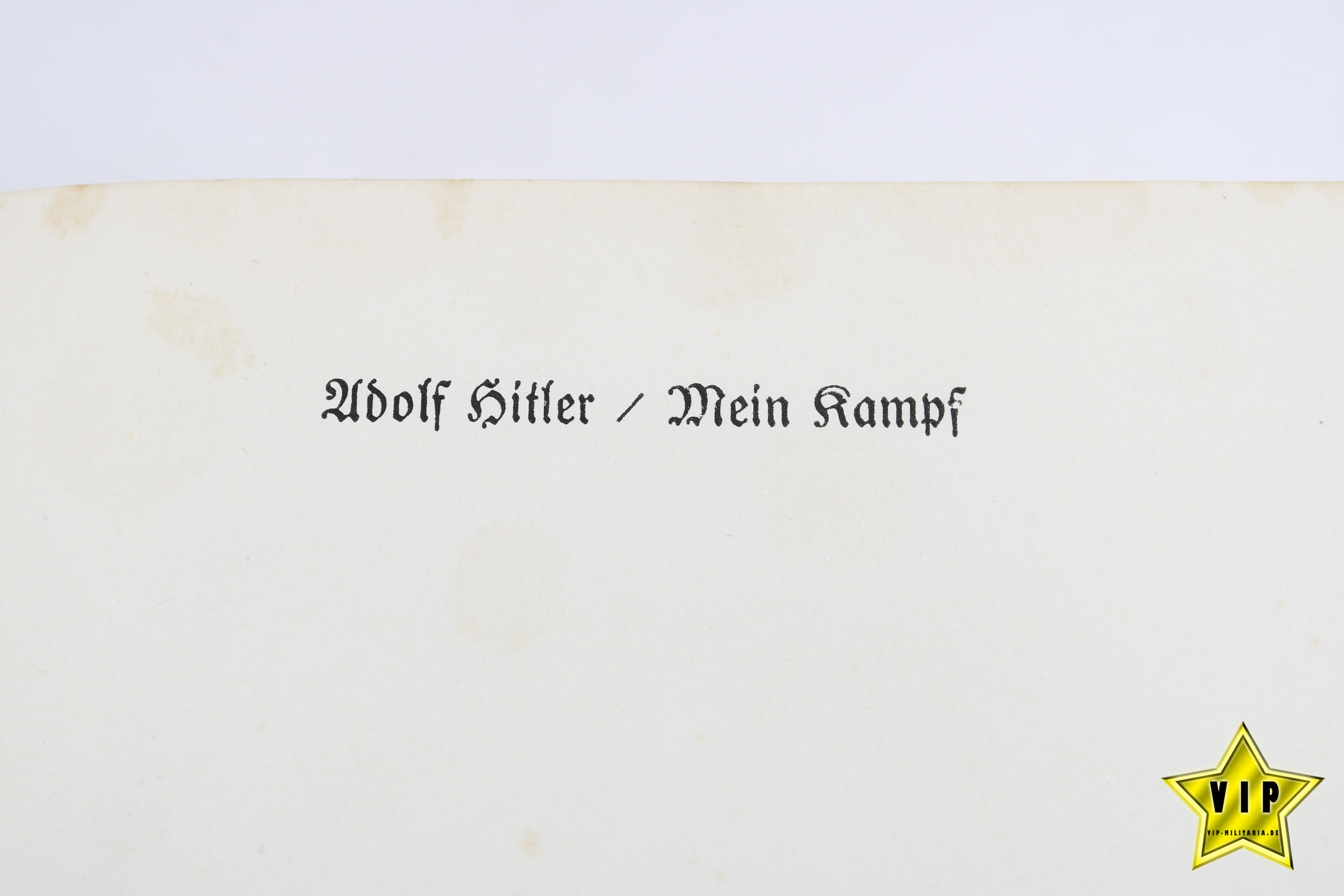 Mein Kampf 1937 Jubiläumsausgabe mit Goldschnitt