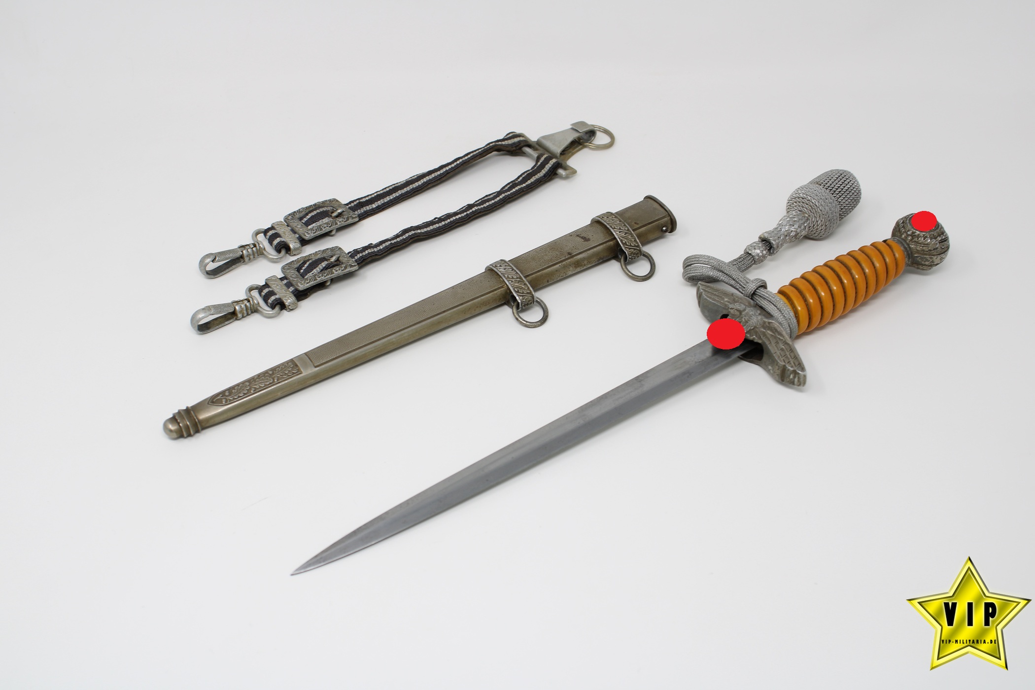 WEHRMACHT LUFTWAFFE OFFIZIERSDOLCH KOMPLETT