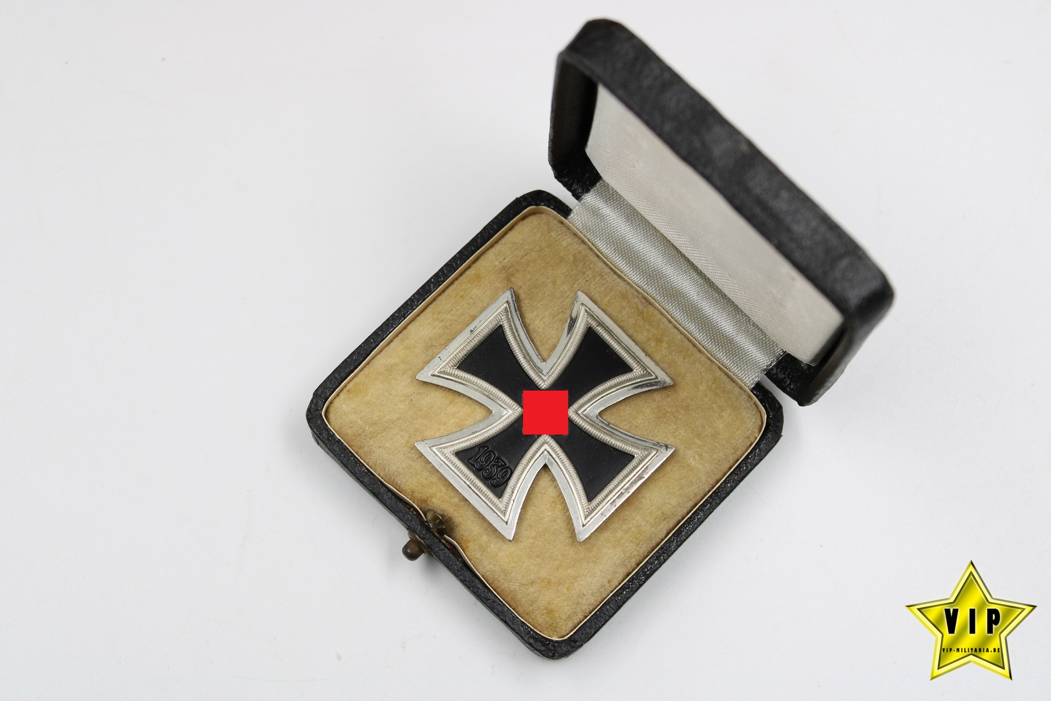 Eisernes Kreuz 1. Klasse 1939 im Etui Hersteller Friedrich Orth, Wien