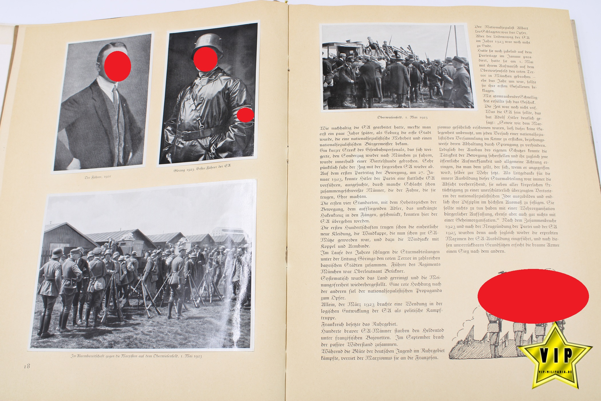 Sammelbilderalbum Deutschland Erwache & Adolf Hitler im Schuber