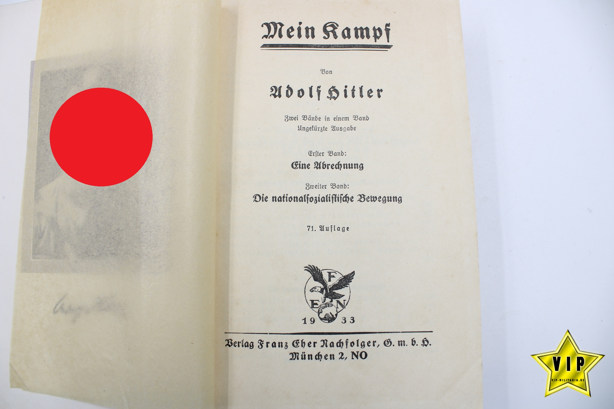 Mein Kampf 1933 Volksausgabe 