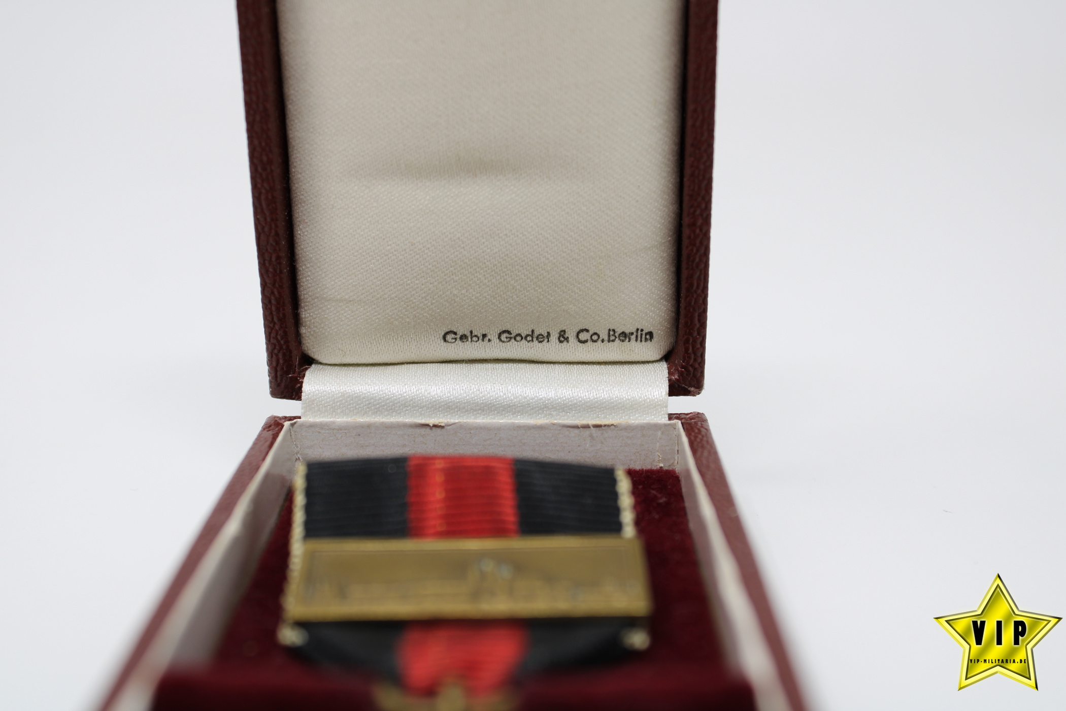 Anschluss Medaille 1. Oktober Sudetenland mit Prager Burg Auflage im Etui