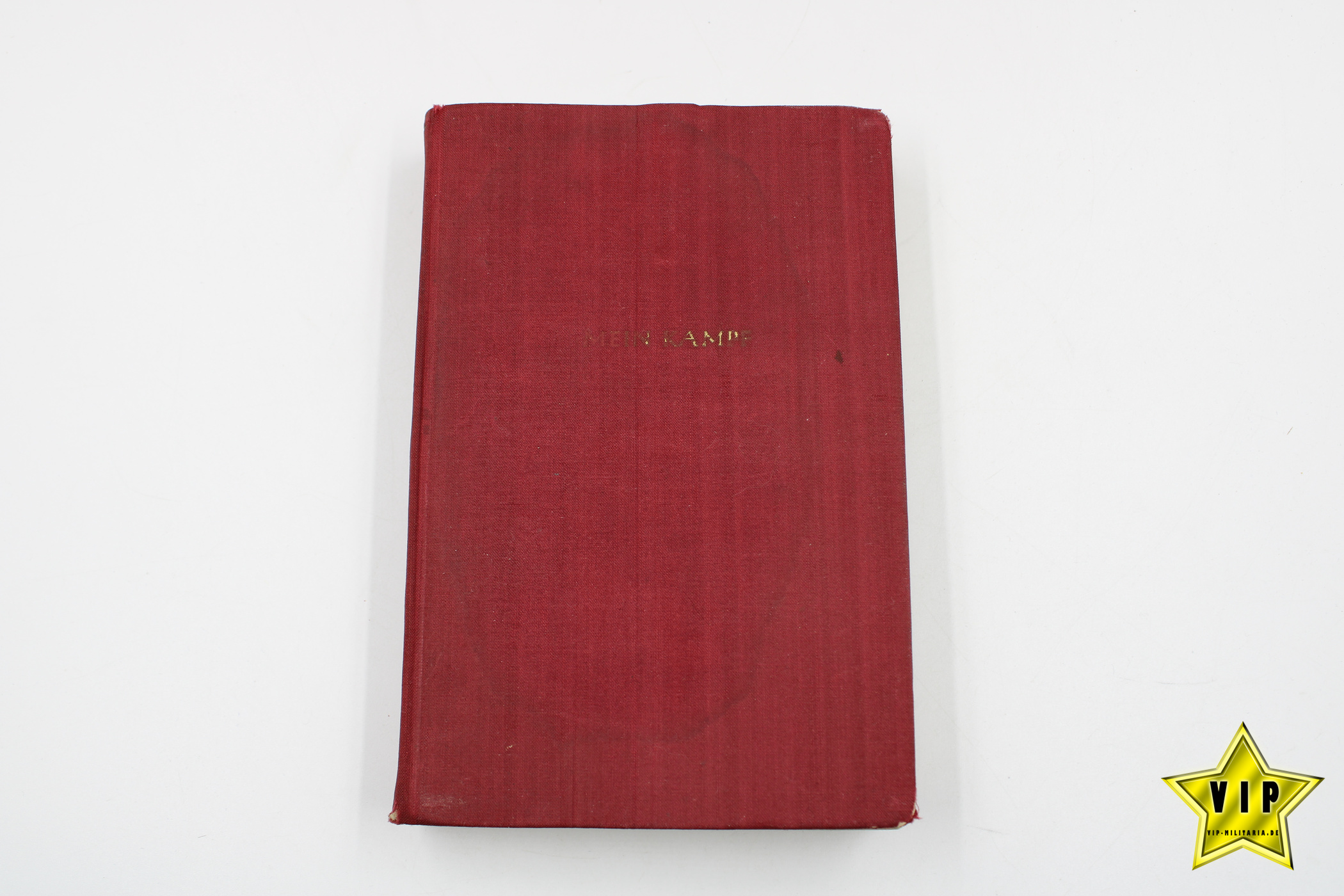 Mein Kampf 1940 rote Tornister Ausgabe Taschenbuch mit Widmung