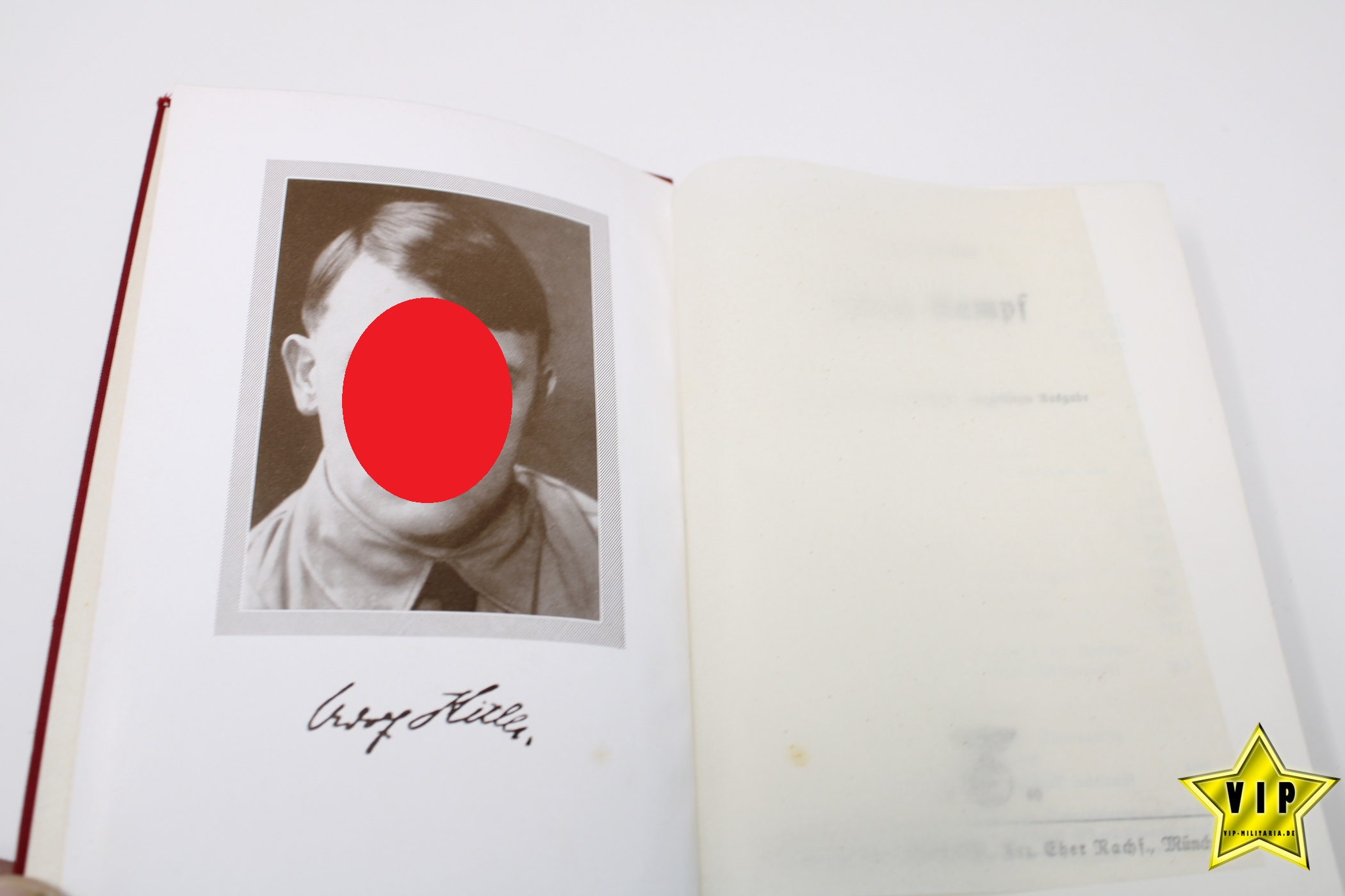 Adolf Hitler Mein Kampf rote Tornisterausgabe 1940