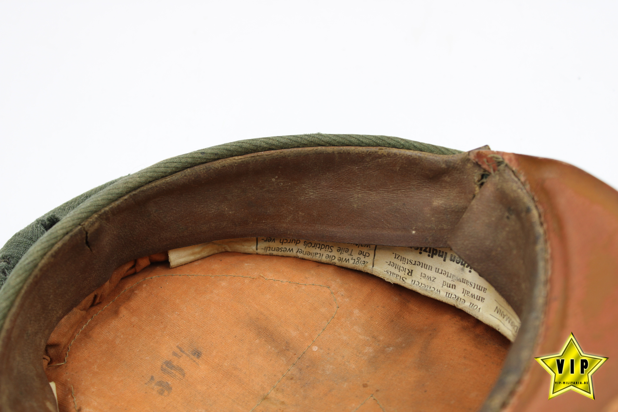 Infanterie Offizier Schirmmütze Dachbodenfund